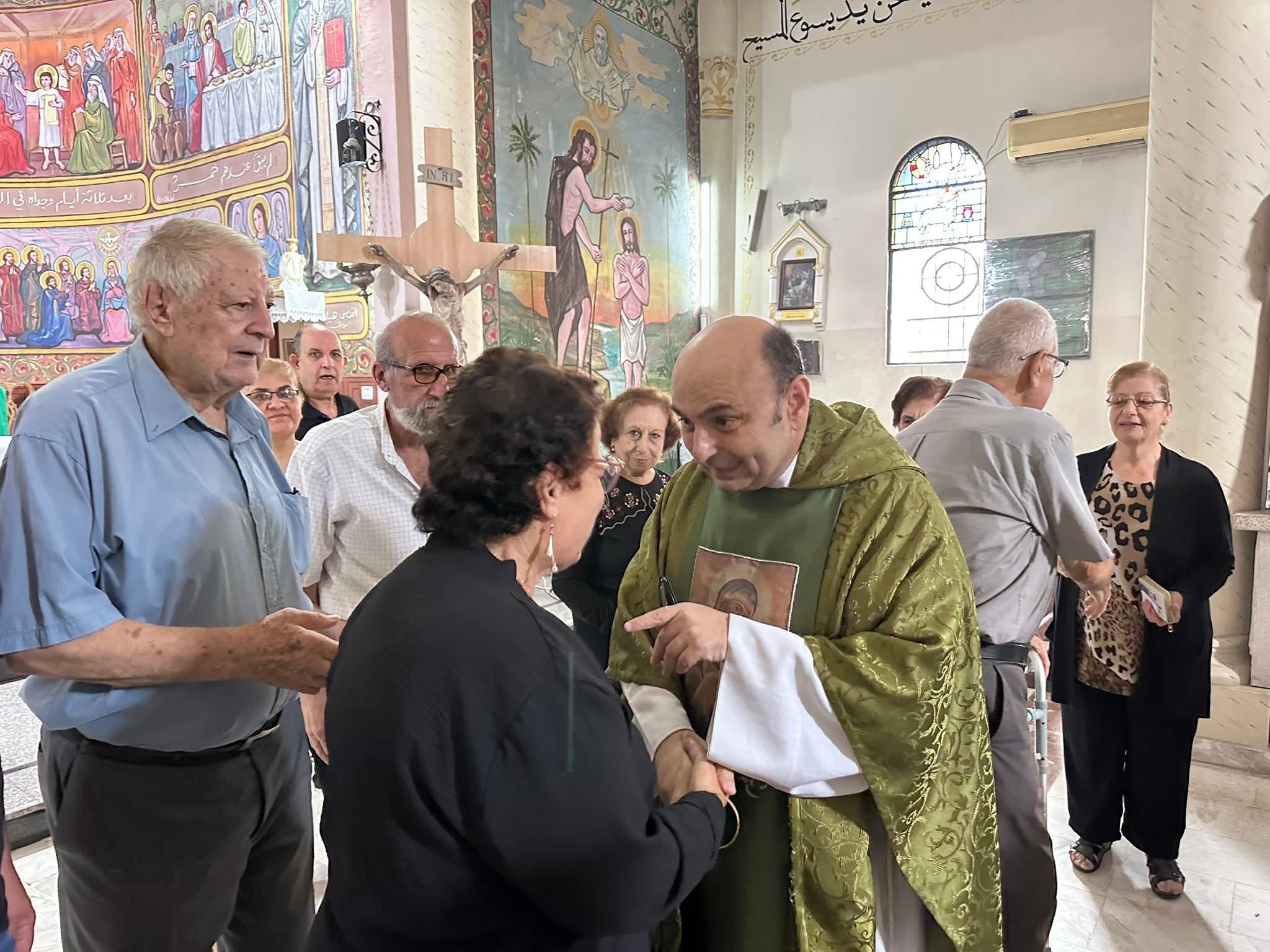 El padre Gabriel Romanelli es el párroco de la parroquia de la Sagrada Familia, en Gaza, vinculada al Patriarcado Latino de Jerusalén