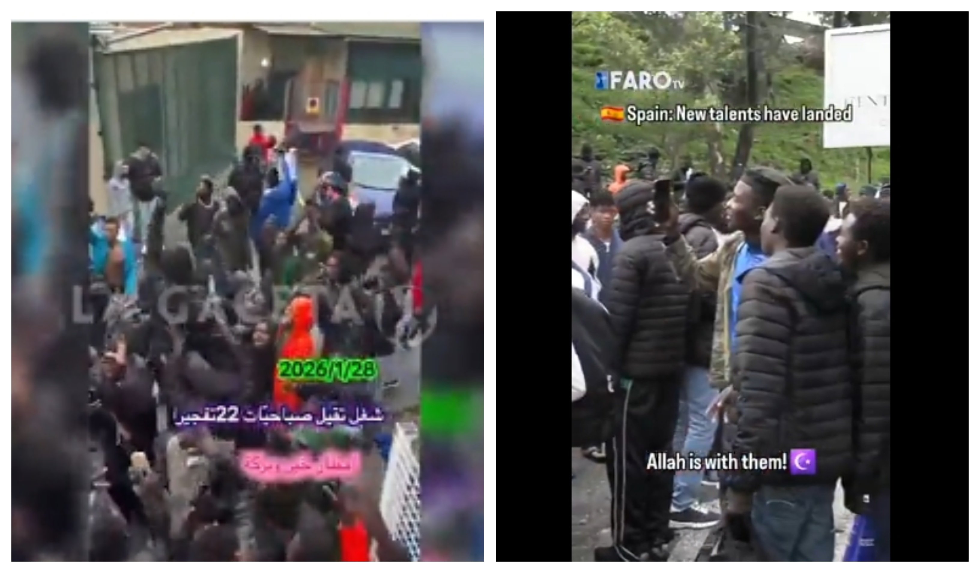 Casi 200 inmigrantes ilegales asaltan la valla y entran en la ciudad