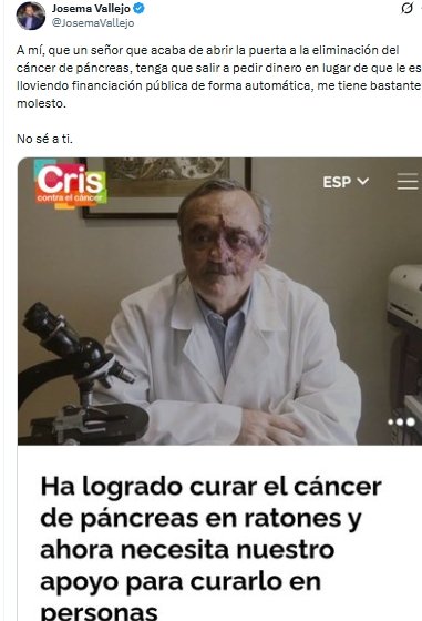 Barbacid financiación Barbacid financiación