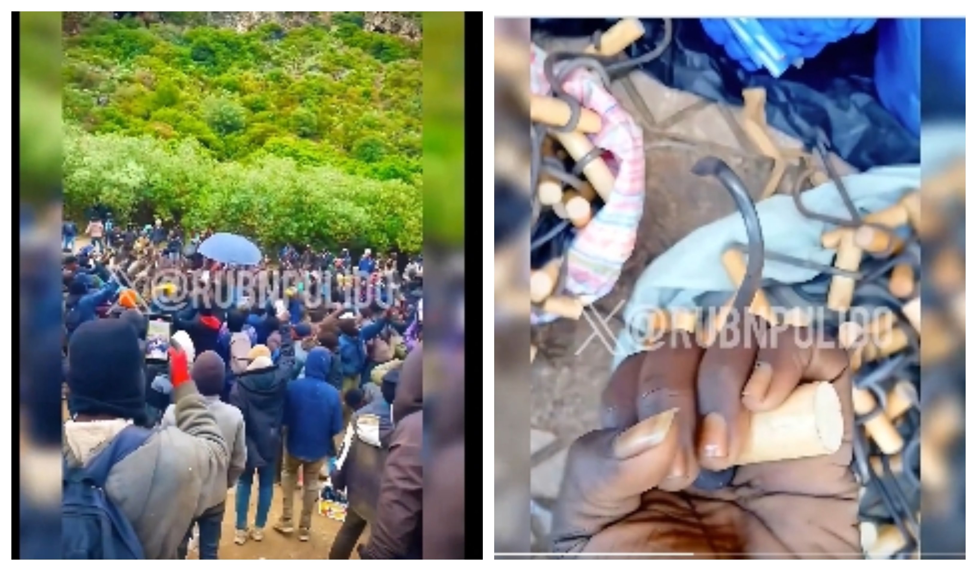 "Cientos de inmigrantes ilegales se concentran en varios grupos en la zona de Belyounech, en territorio marroquí... esperando el momento para asaltar las fronteras española", alerta Rubén Pulido