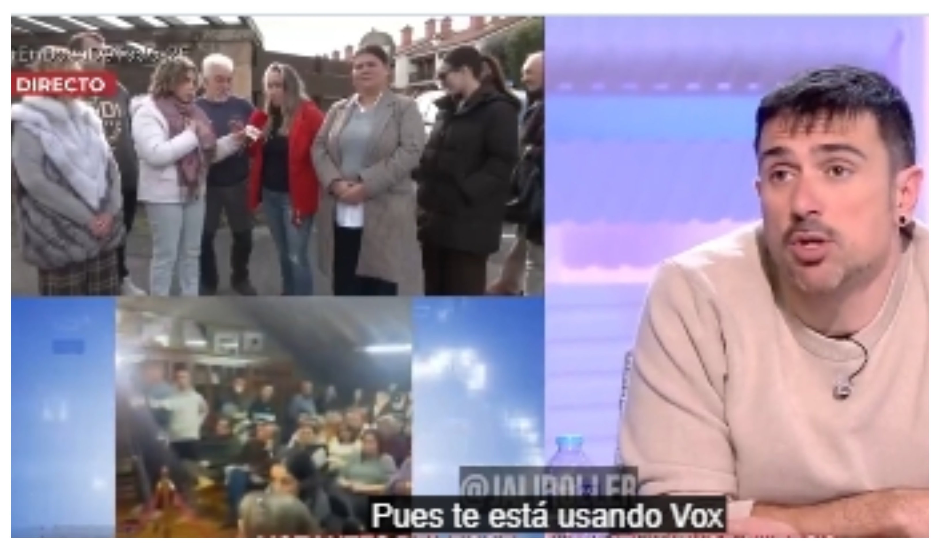 Lo que ocurre lo ha descubierto el ex podemita, Ramón Espinar, que le espetó a una vecina (que votó al PSOE): "Te está usando Vox, querida". "Es una campaña de Vox en Cartes"