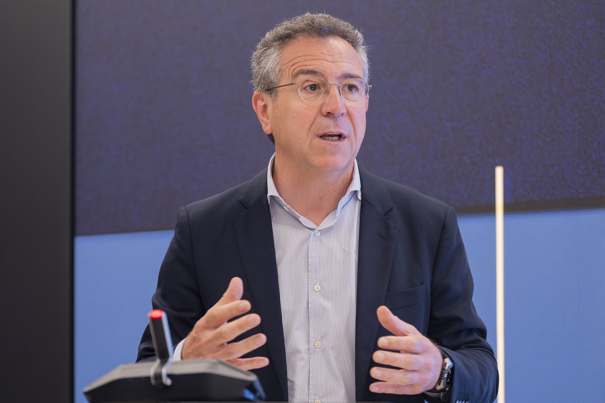 Eduardo Baamonde renovó como presidente de Cajamar en mayo de 2024 / Foto: Pablo Moreno