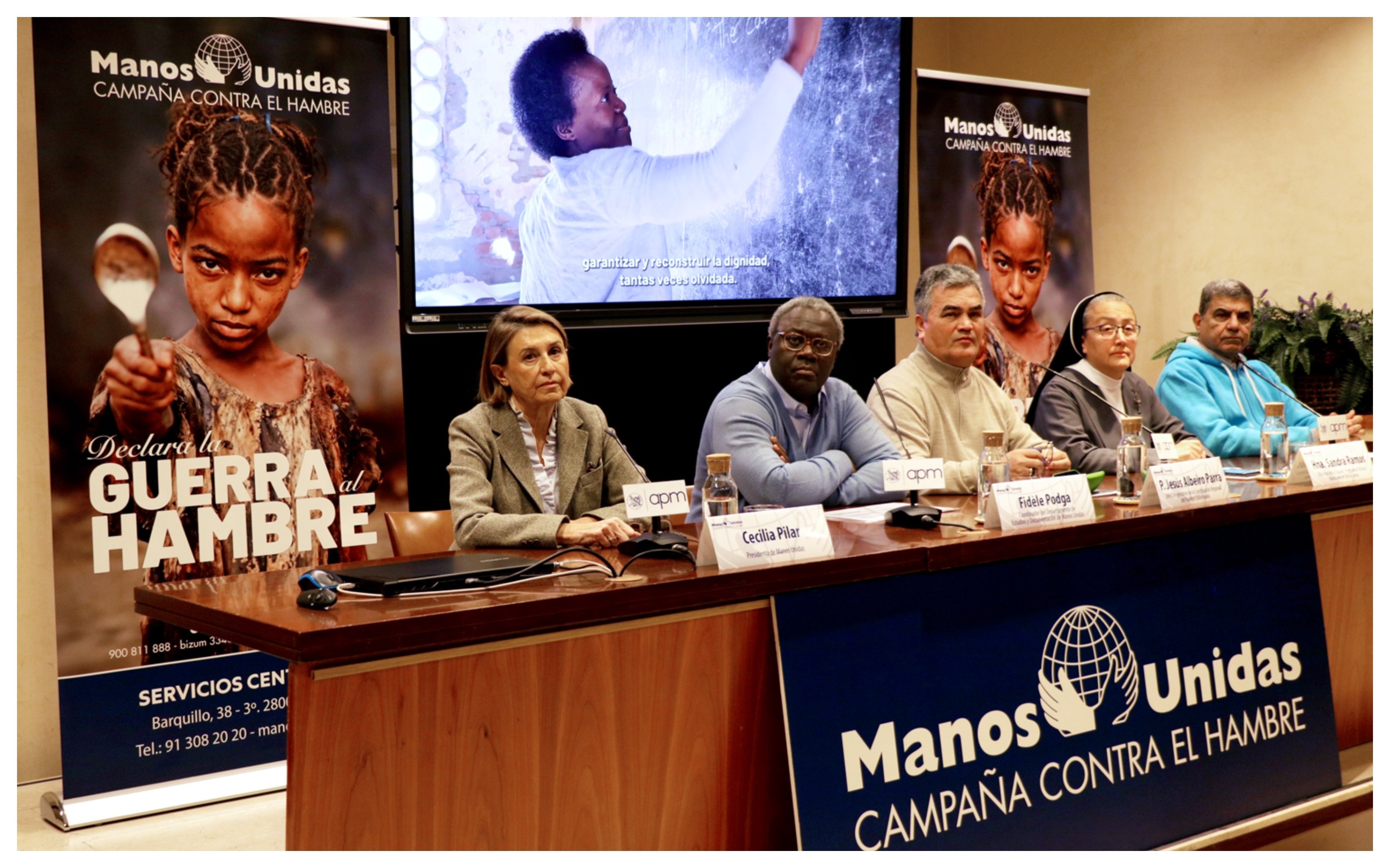 Presentación de la campaña “Declara la guerra al hambre”, de Manos Unidas