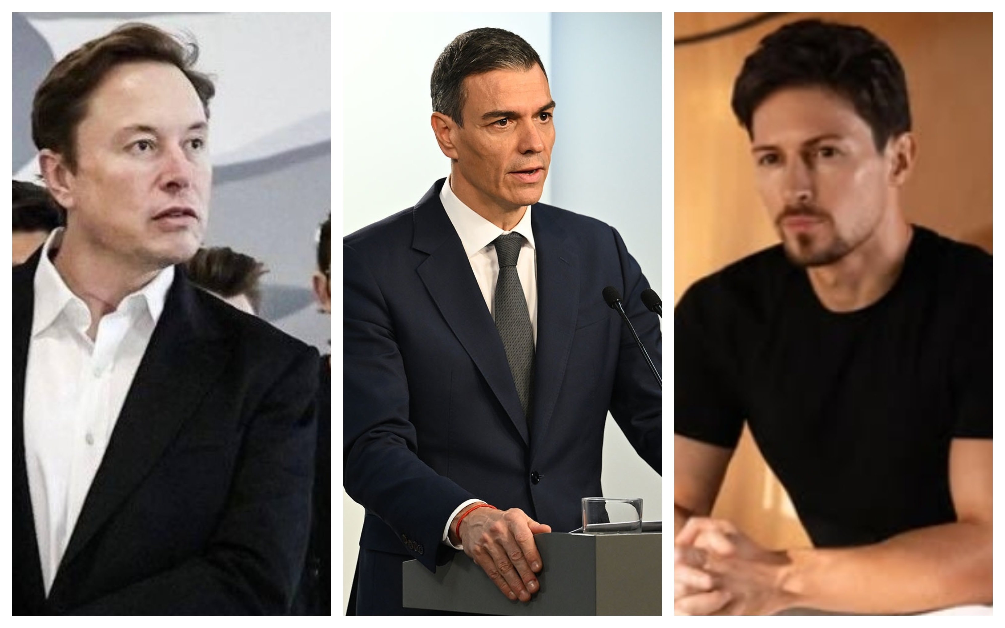 Musk, Sánchez y Dúrov