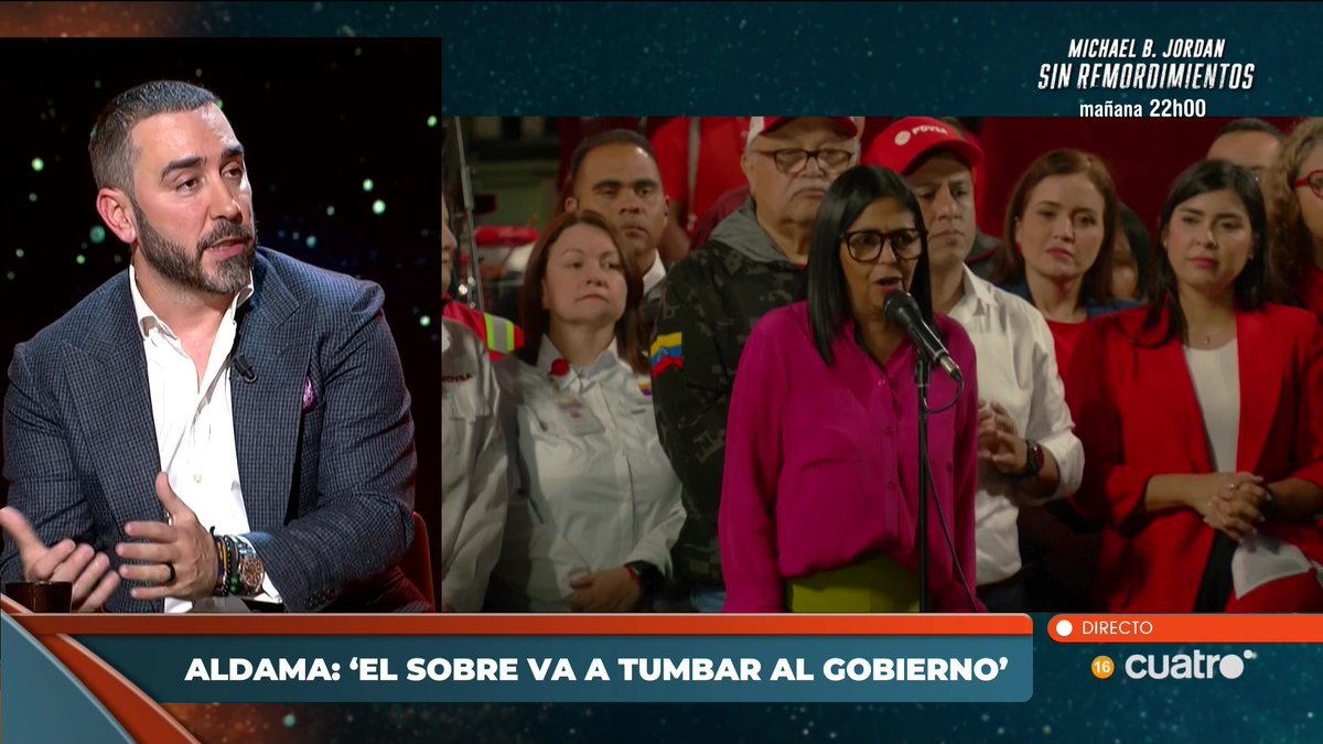 Aldama, en el programa Horizonte, de Cuatro