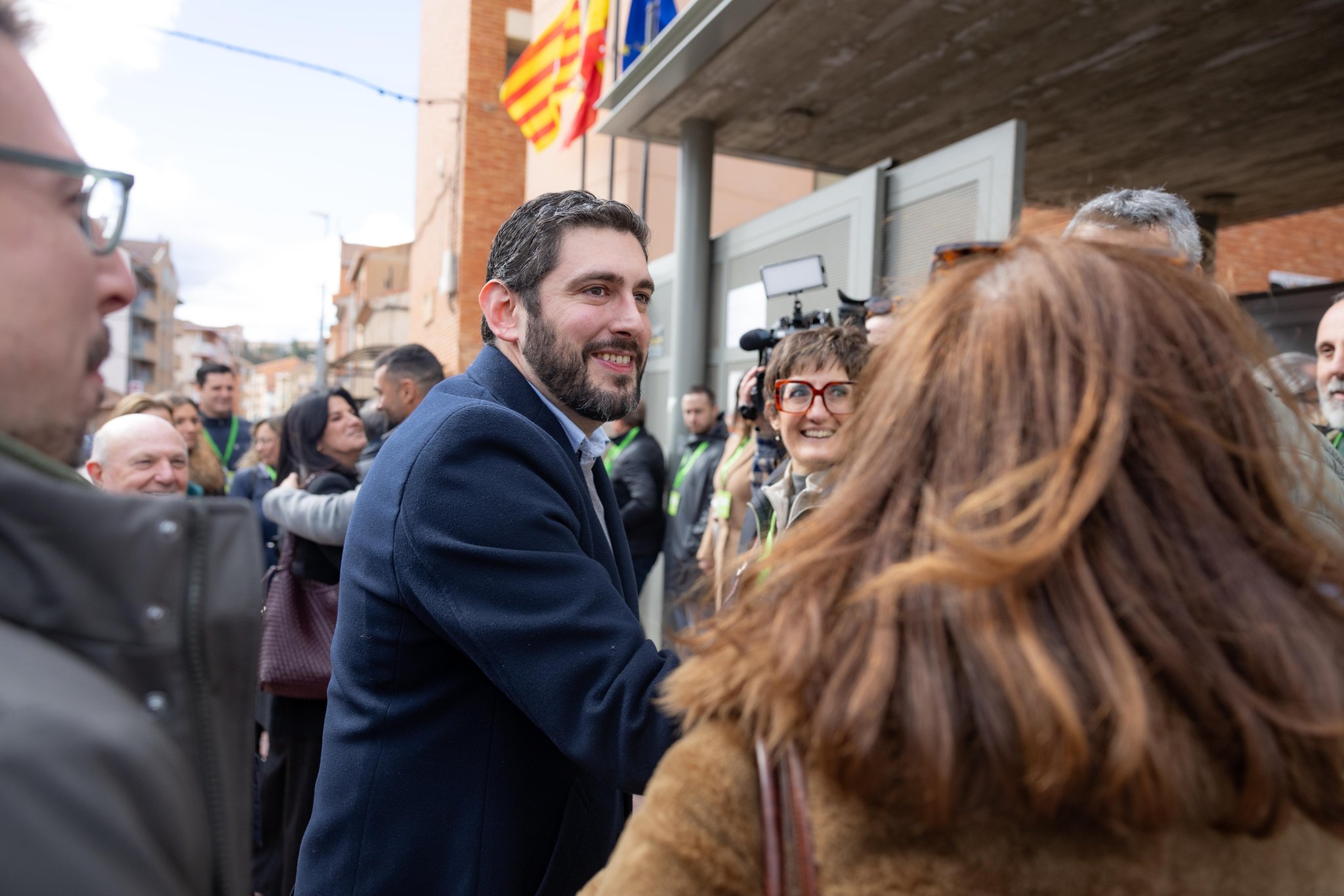 El candidato de Vox en Aragón, Alejandro Nolasco, ha ofrecido su "mano tendida" para cambiar las "políticas socialistas"
