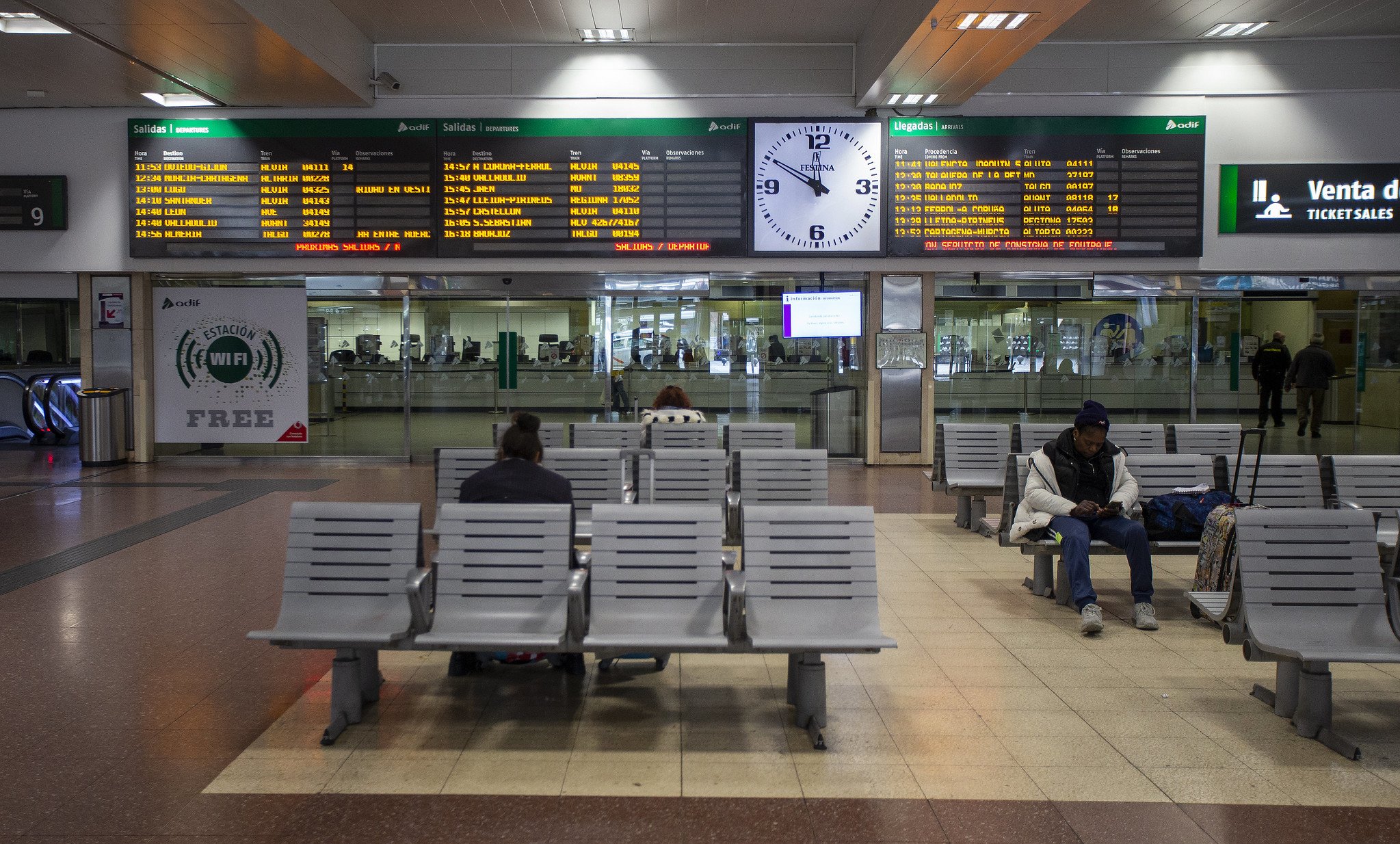 El sindicato de maquinistas ha informado esta mañana de que el respaldo a a la huelga ha sido del 100% / Foto: Pablo Moreno