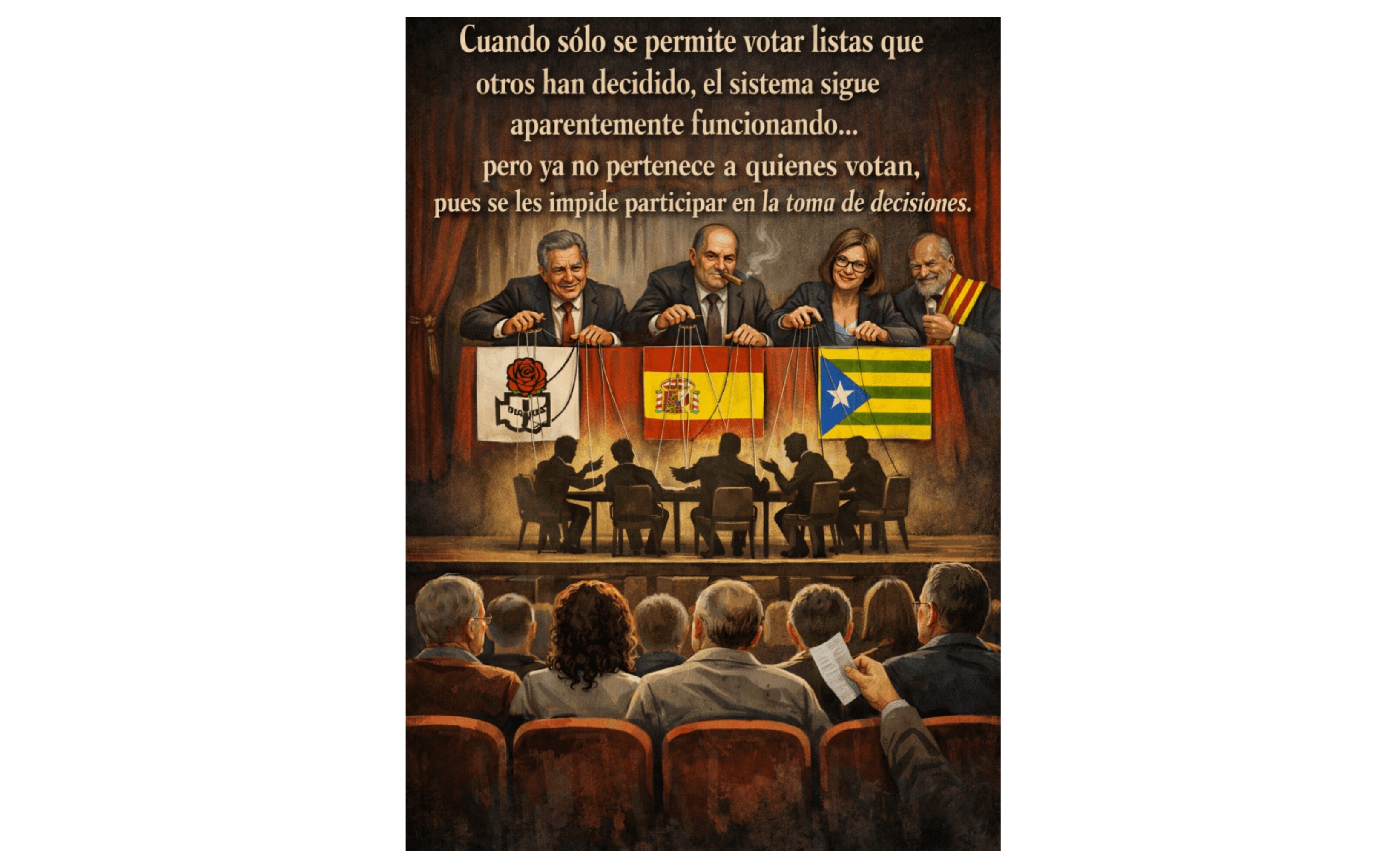 Hay que reformar el sistema electoral: de entrada, segundas vueltas y votar personas, no partidos