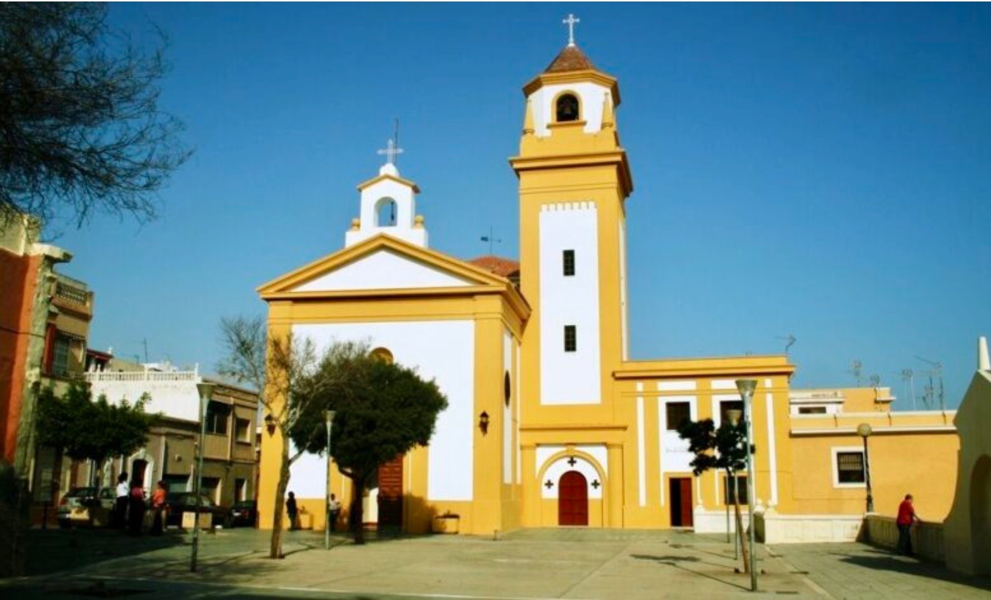 Iglesia de San Roque, de Almería, ubicada en el barrio de la Pescadería