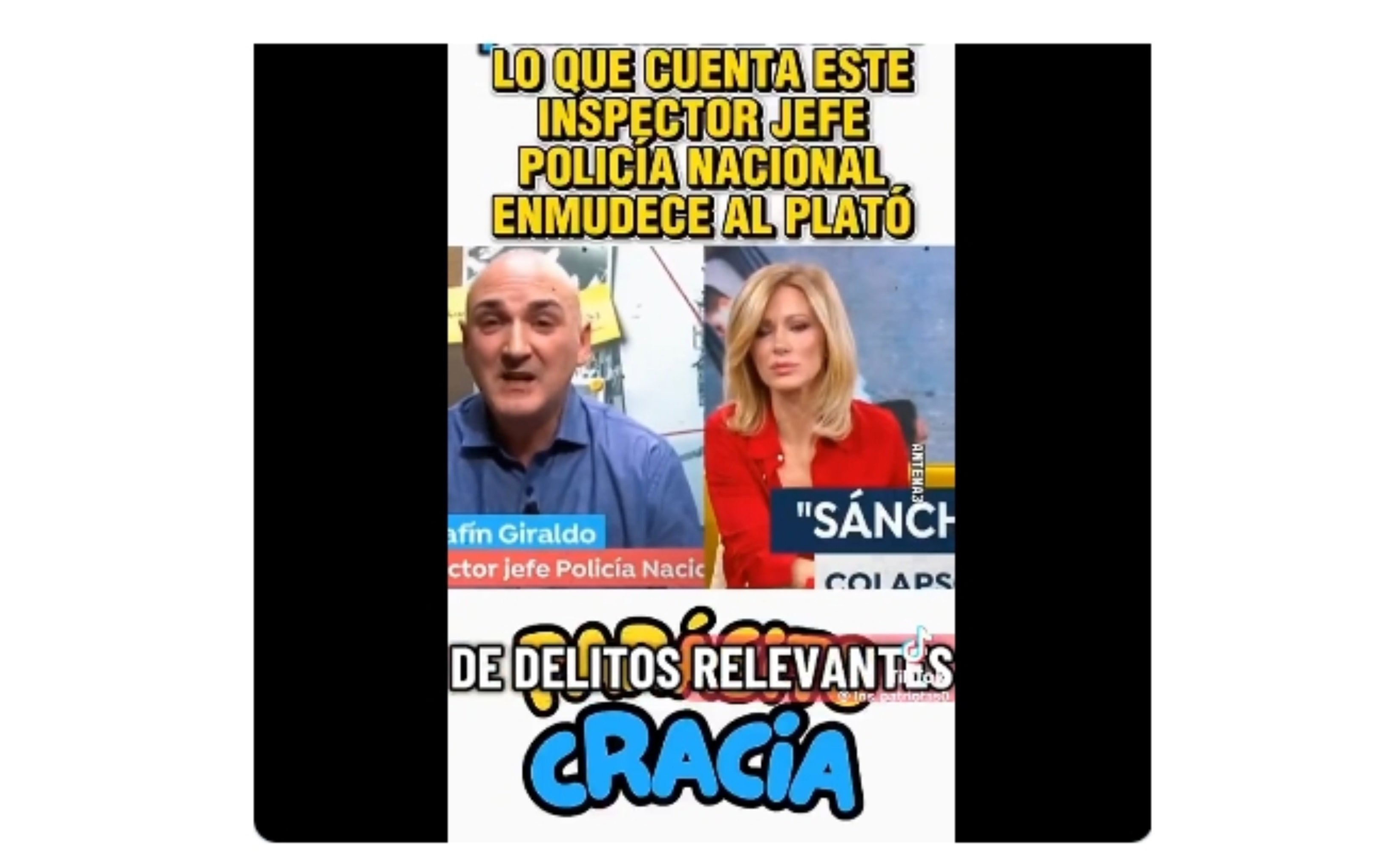 "Lo de los antecedentes es un auténtico cachondeo (...) si no sabemos quiénes son estas personas, cómo vamos a saber si los tienen": Serafín Giraldo, Inspector Jefe de Policía Nacional