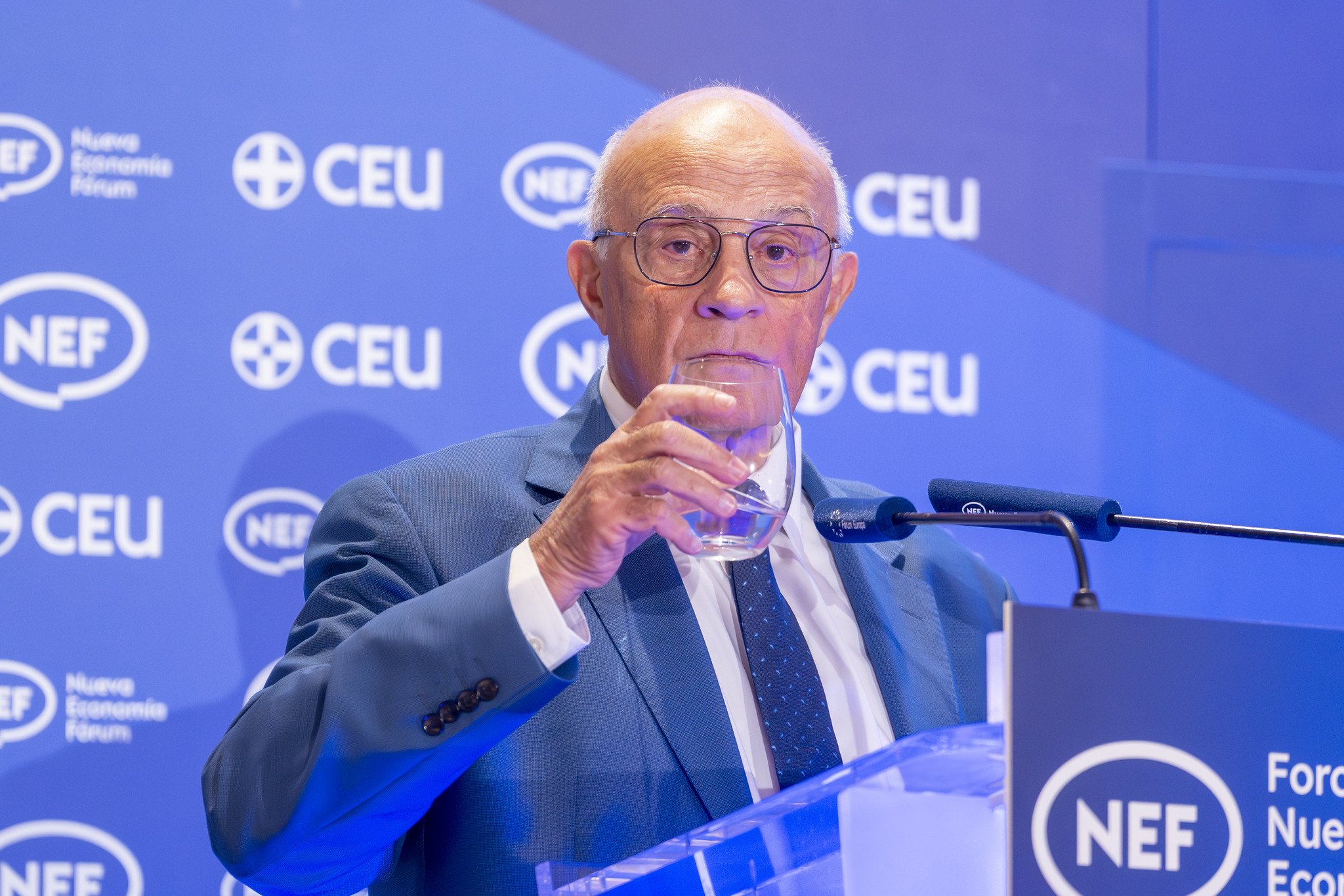 Josep Oliu, presidente del Sabadell, pide "un esfuerzo especial" a la plantilla del banco, durante 2026 / Foto: Pablo Moreno