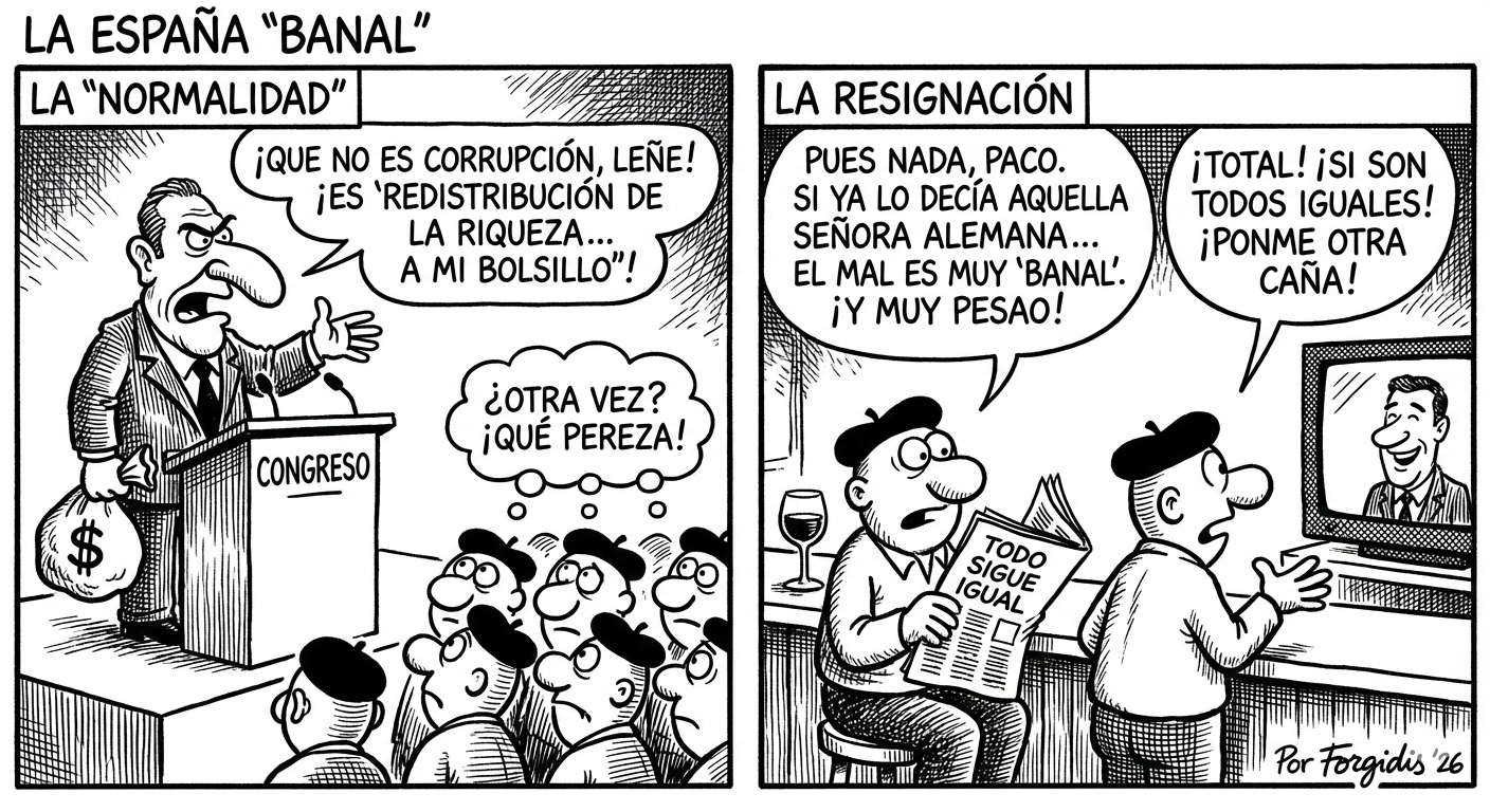 Si seguimos tolerando que la mediocridad sea el estándar y la mentira una herramienta capital, no nos ha de sorprender cuando el sistema colapse