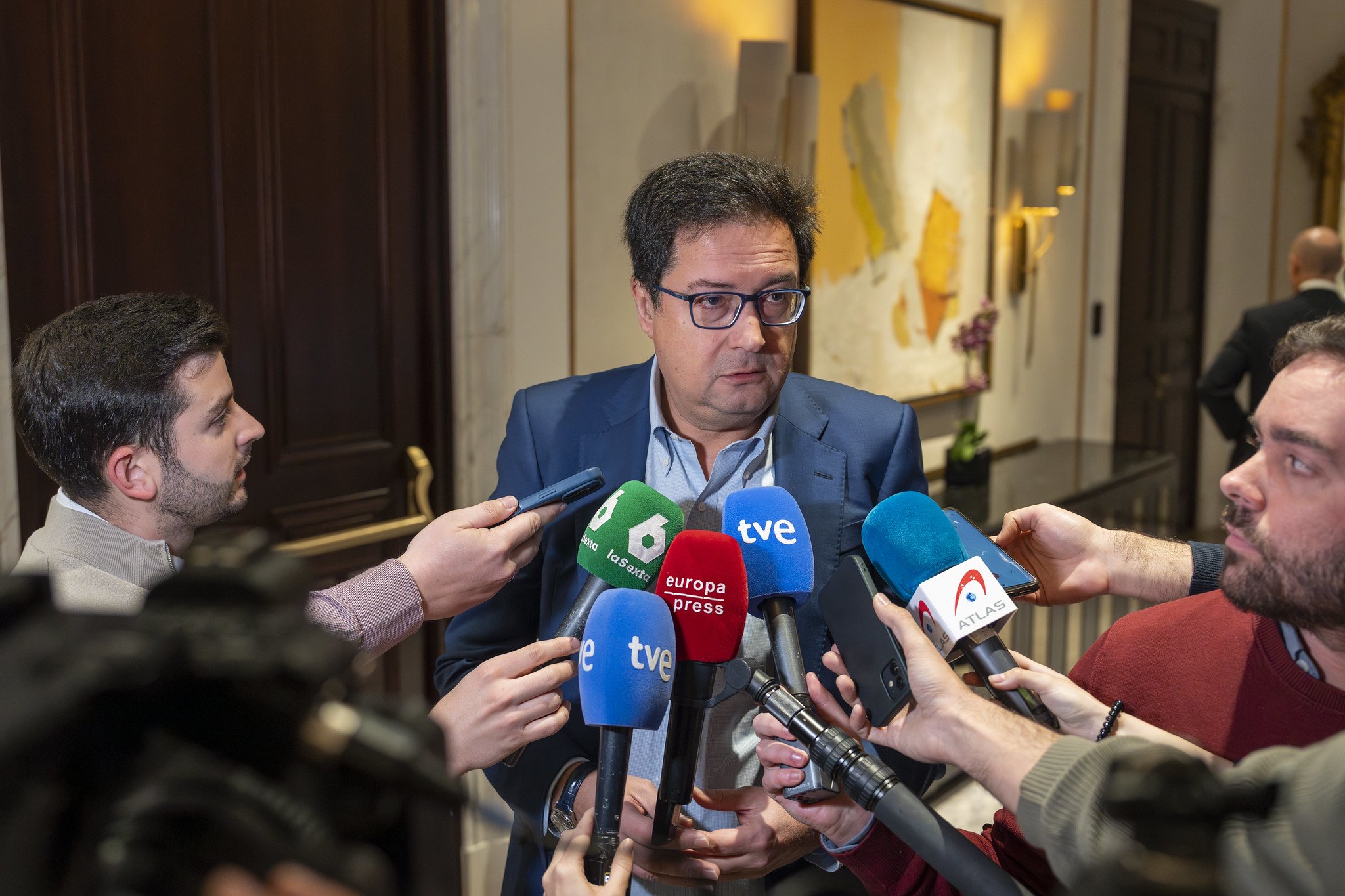 "He discrepado, discrepo y lo he hecho desde el máximo respeto", dice Óscar López / Foto: Pablo Moreno