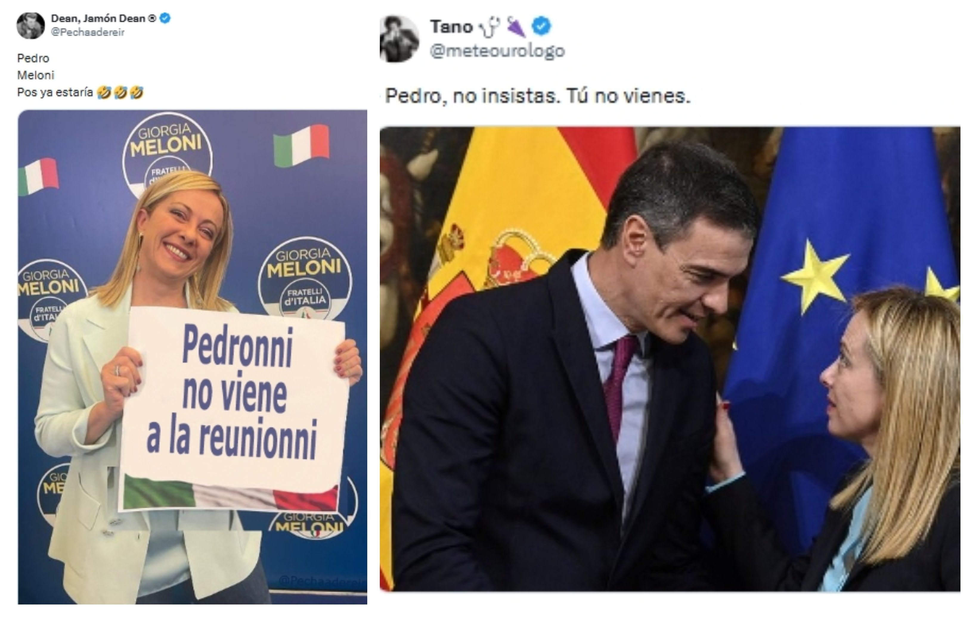Pedronni no viene a la reunionni