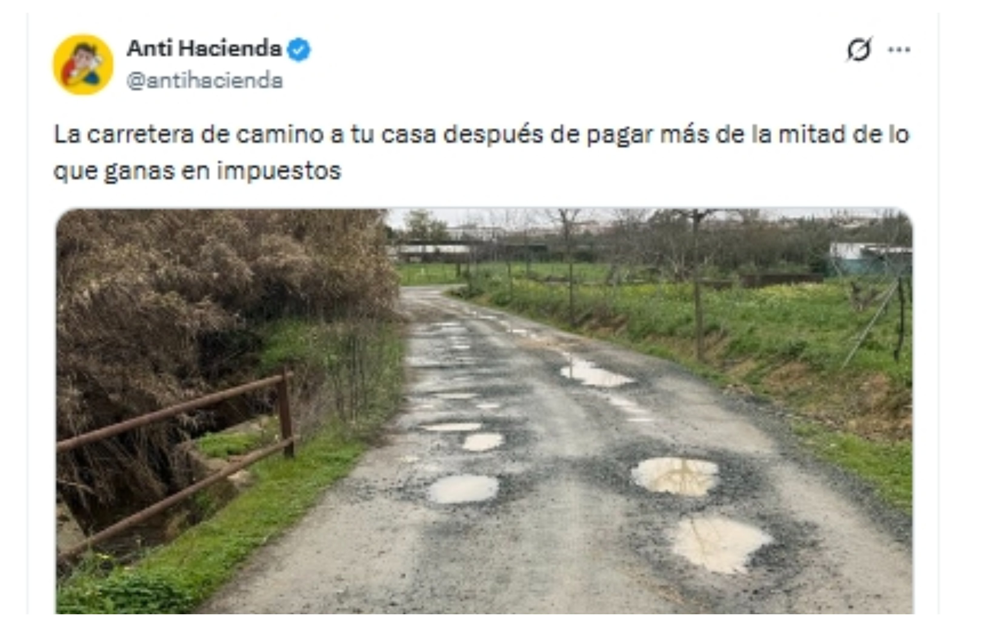 Paga, calla... y sortea baches