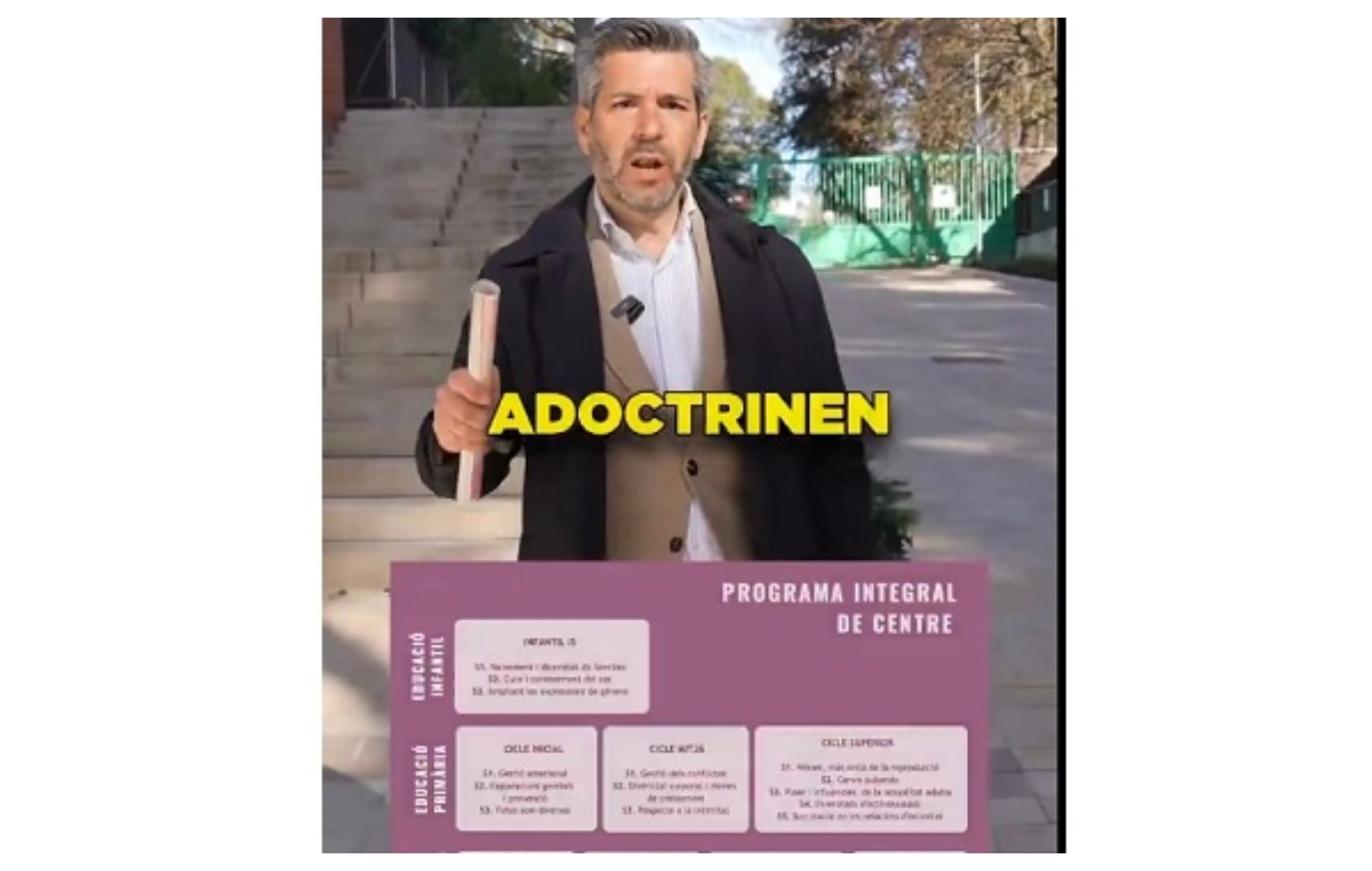 Vox denuncia que se trabaja "el descubrimiento del placer genital y el cuidado en los juegos de intimidad", y la "visualización involuntaria de la pornografía"... ¿la misma que Sánchez quiere prohibir en X, Tik Tox y meta?