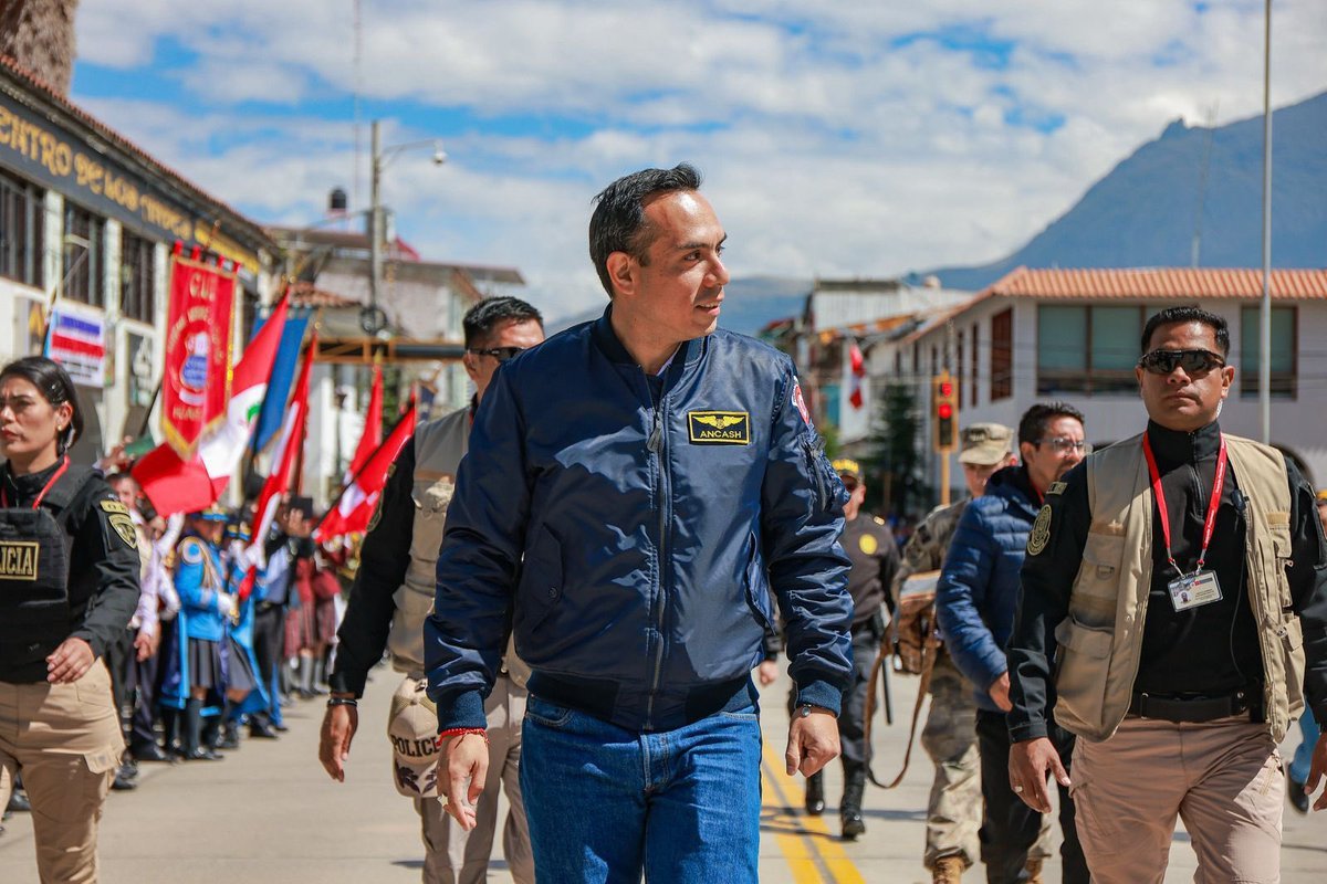 El presidente destituido José Jerí Oré, del partido centroderecha Somos Perú