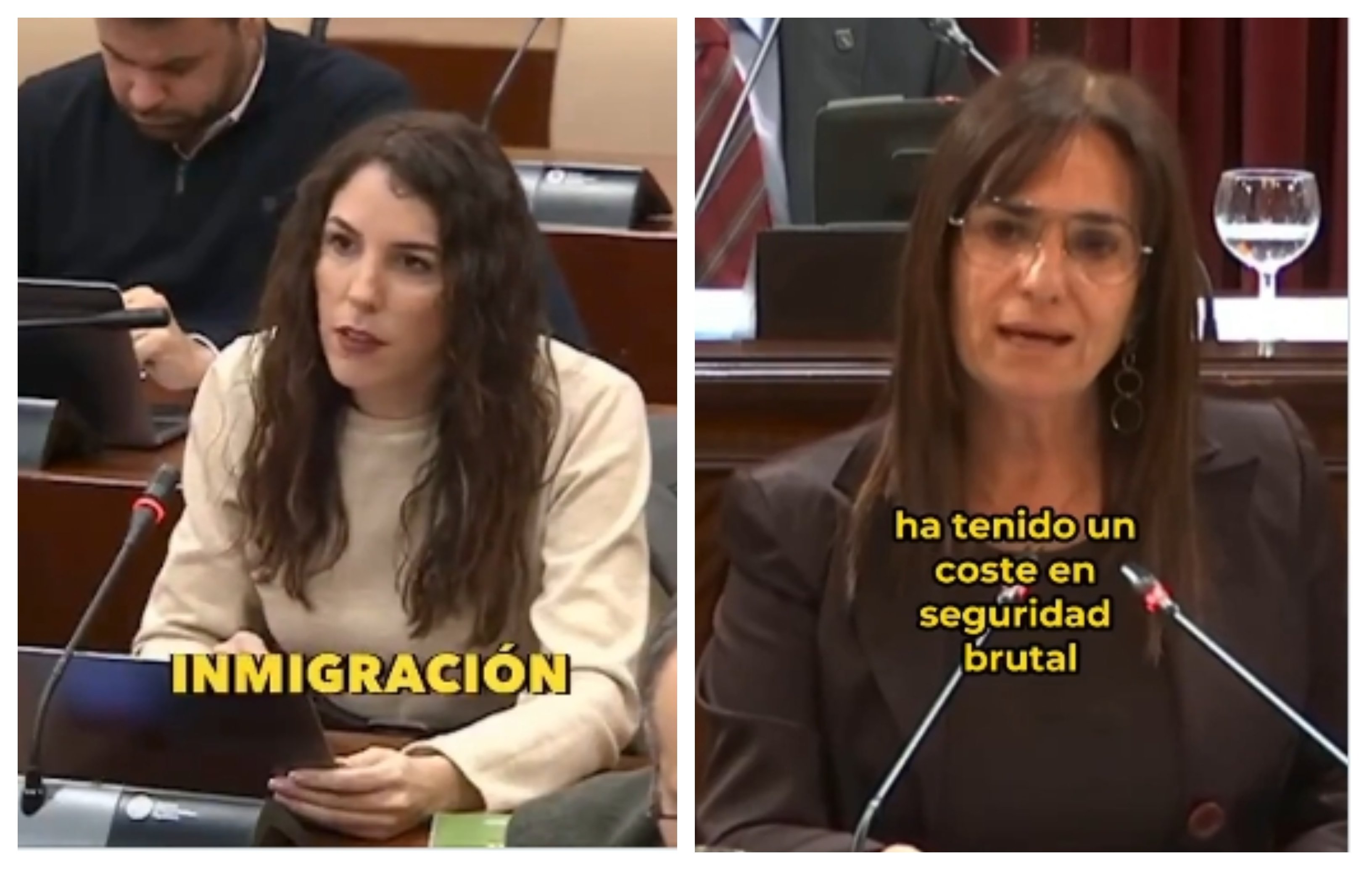 El coste de la inmigración ilegal: en Baleares, 73.500.000€ al año en atención a menas... y en Andalucía, 4.500€/mes. Lo denuncian diputadas de Vox en ambas comunidades