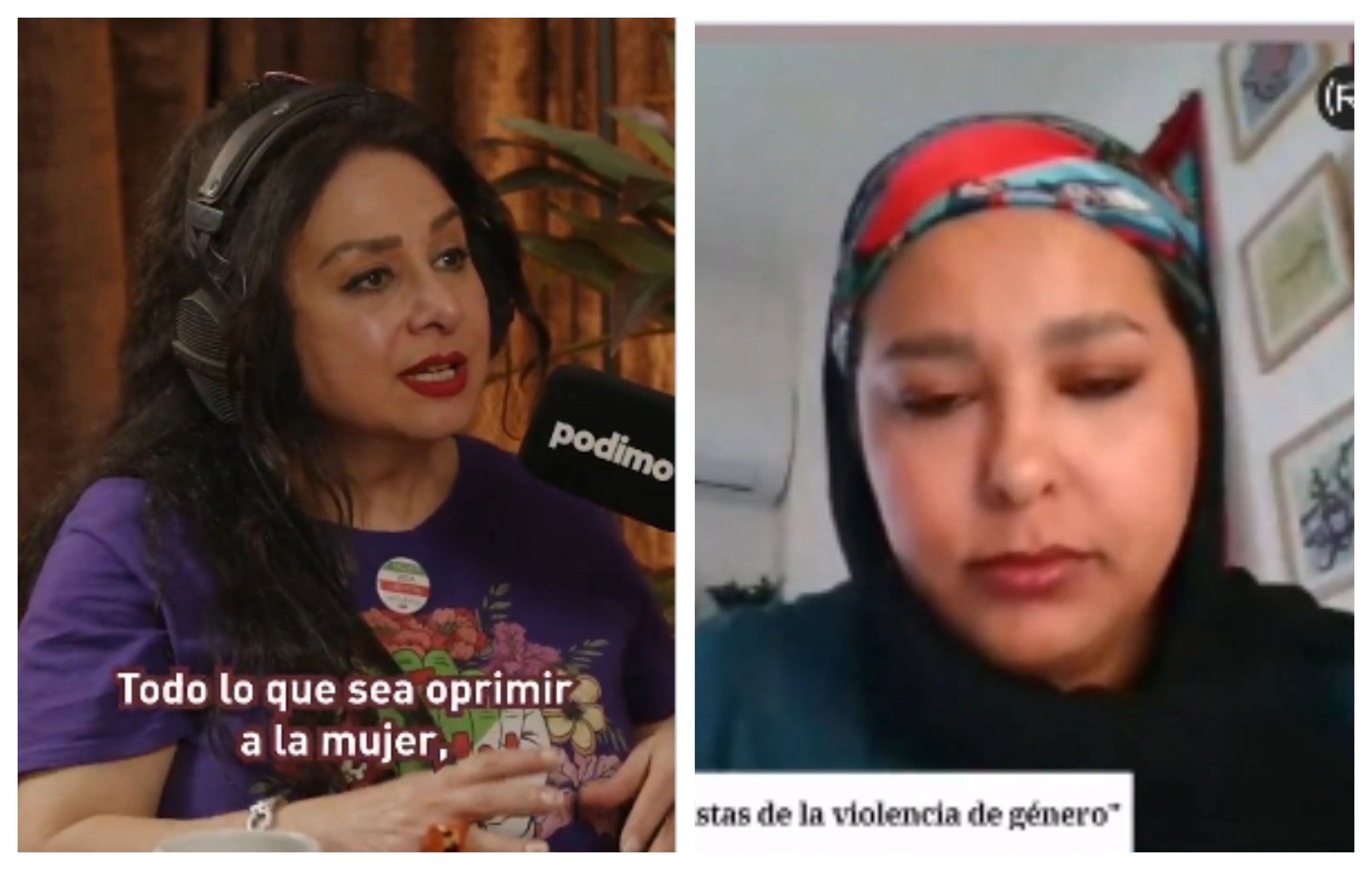 Sólo una pregunta, para Sánchez, para Iglesias o para cualquier otro informador fiable: ¿Las mujeres que han sufrido en primera persona, por ejemplo en Irán, la asfixia del burka, o la imposición de la sharía, en qué grupo se enmarcan?