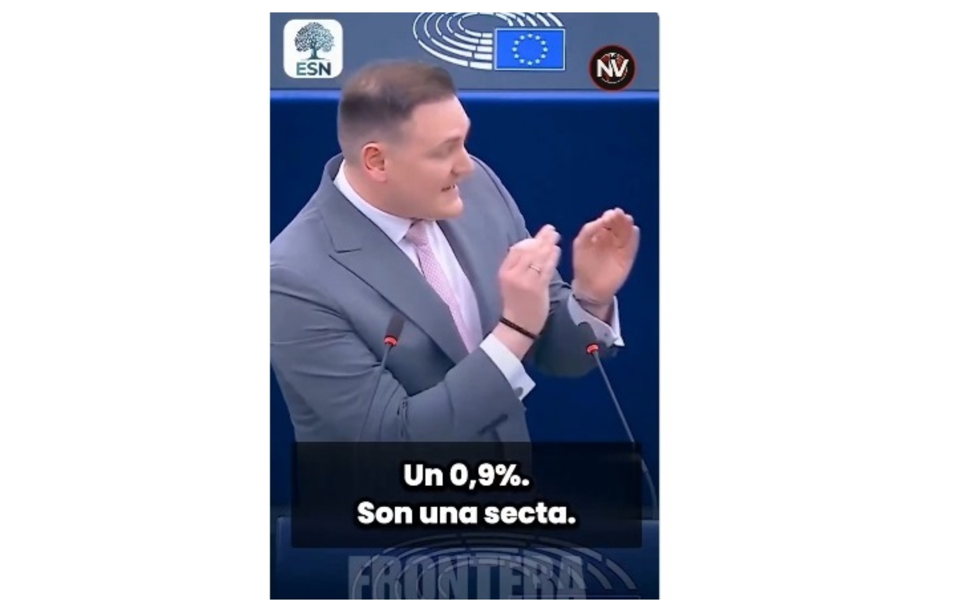 "Las elecciones en Aragón lo confirman, un 0,9% para Podemos... Creo que ahora tienen más miembros que votantes": Tomasz Froelich (Alternativa para Alemania) a Irene Montero