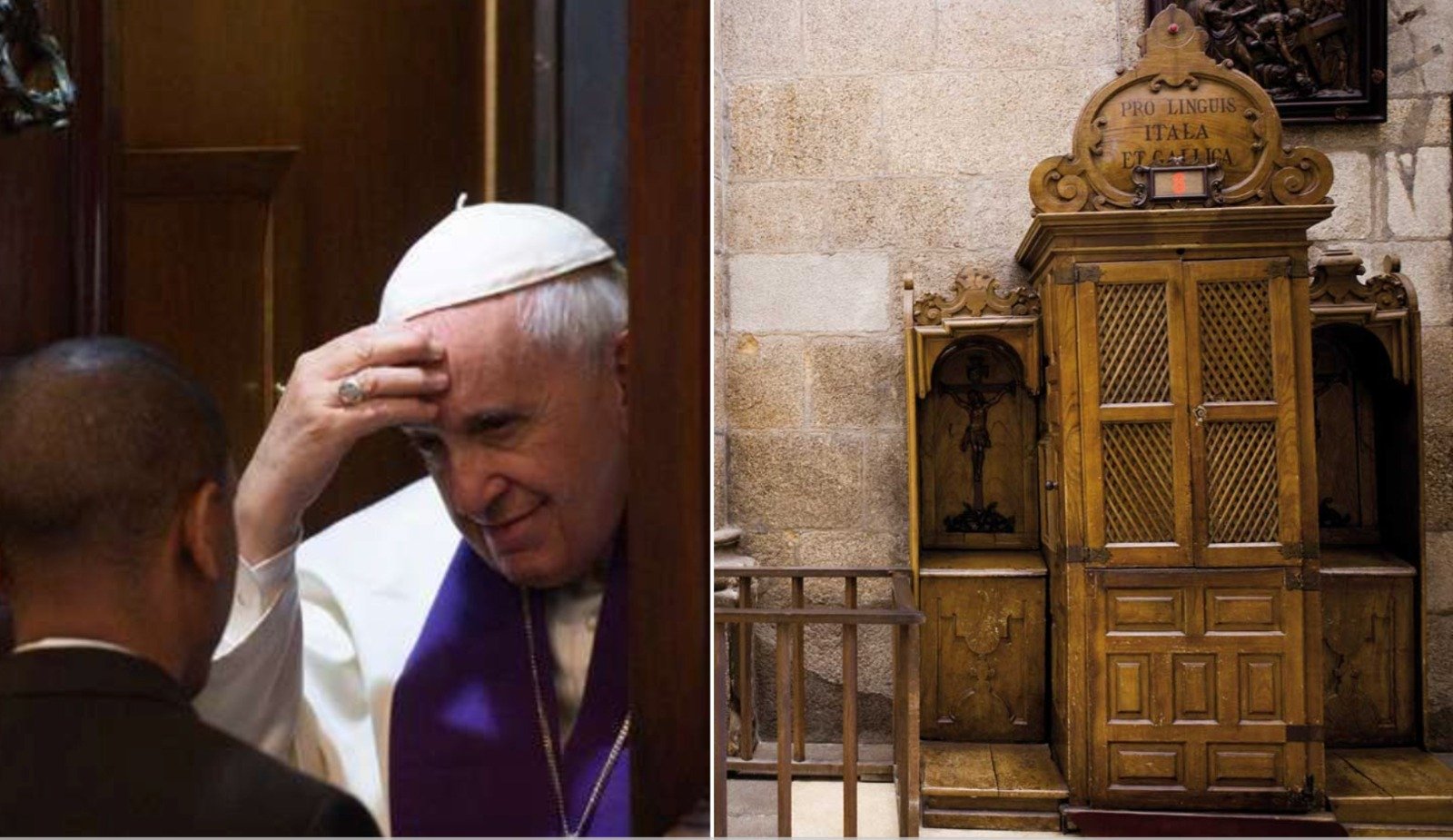 La conversión empieza por la confesión, por el sacramento de la penitencia. En plata: curas al confesionario, que estamos en Cuaresma