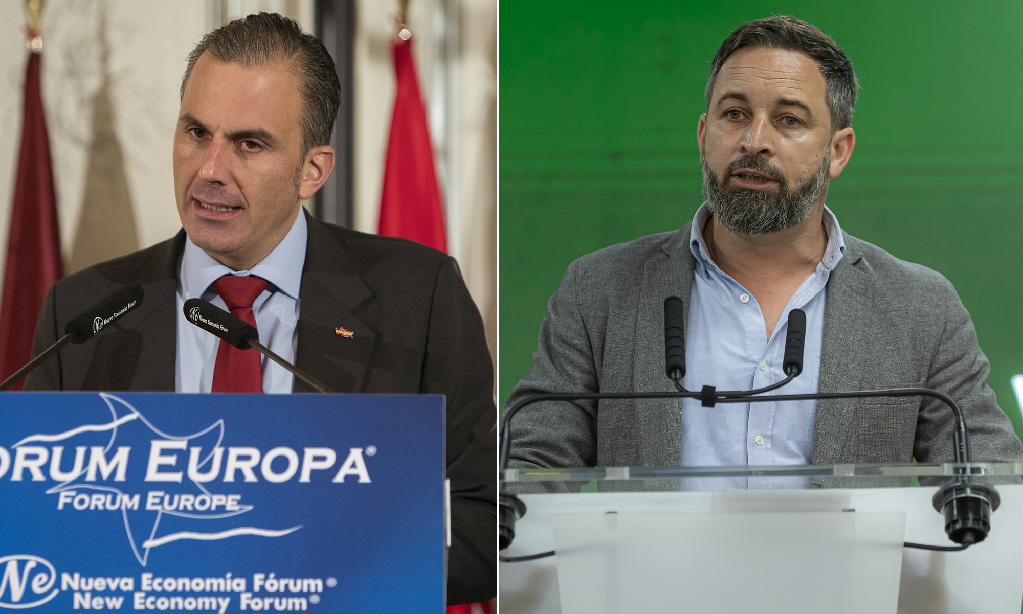 Ortega Smith se venga de Abascal... en el Congreso / Fotos: Pablo Moreno