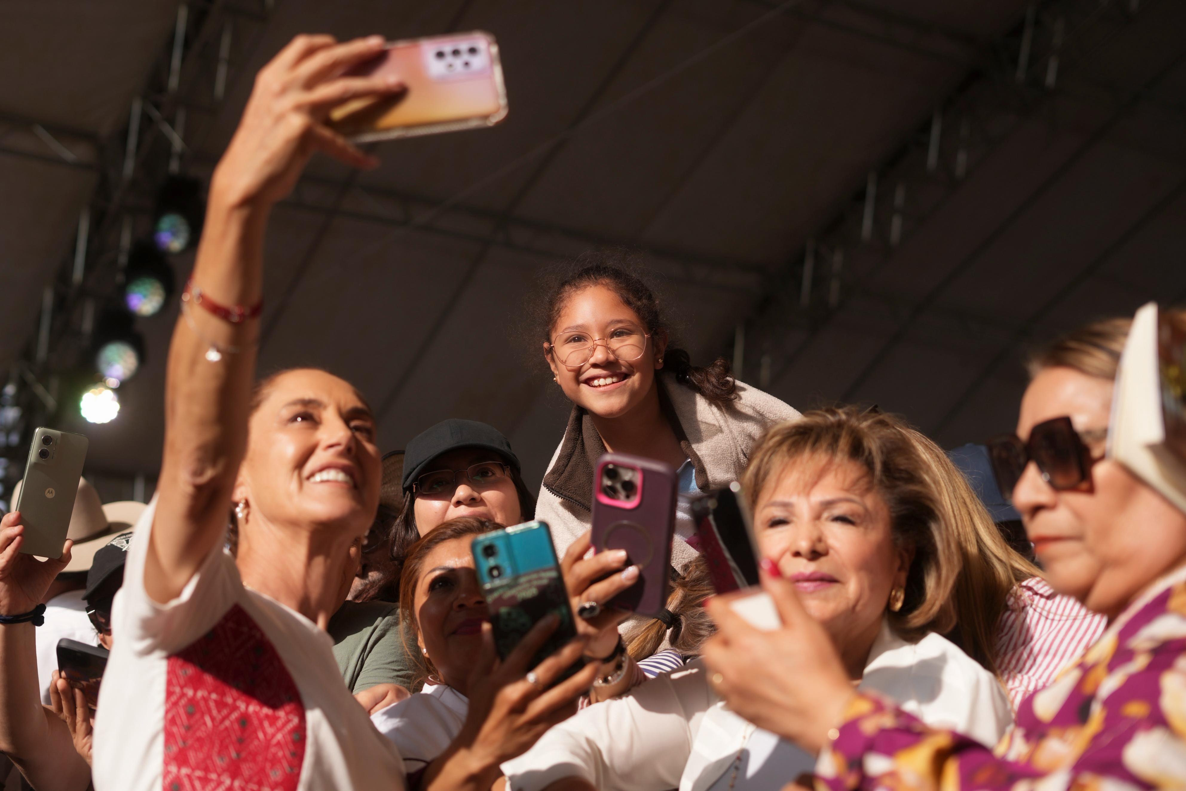 "A mí lo que me importa es lo que dice el pueblo", dice Sheinbaum