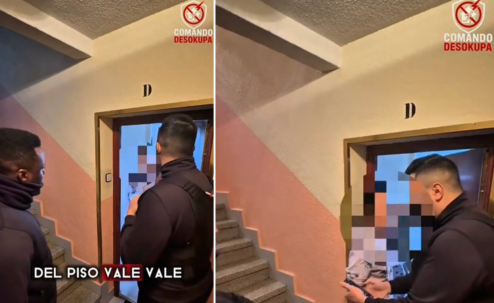 Una empresa de desokupación muestra la 'amable' actitud de los vulnerables