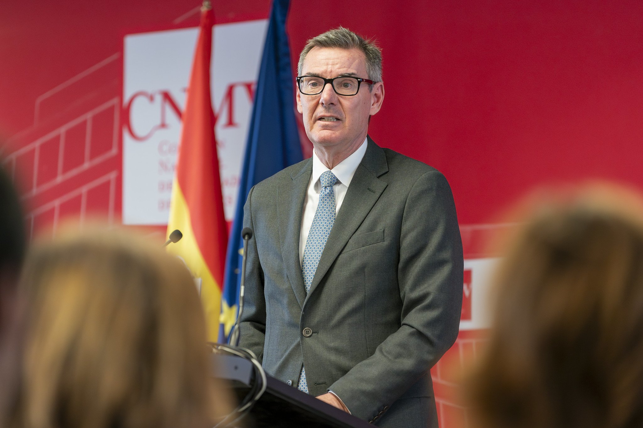 Carlos San Basilio, presidente de la CNMV desde el 24 de diciembre de 2024, durante la presentación del Plan de Actividades para 2026 / Foto: Pablo Moreno