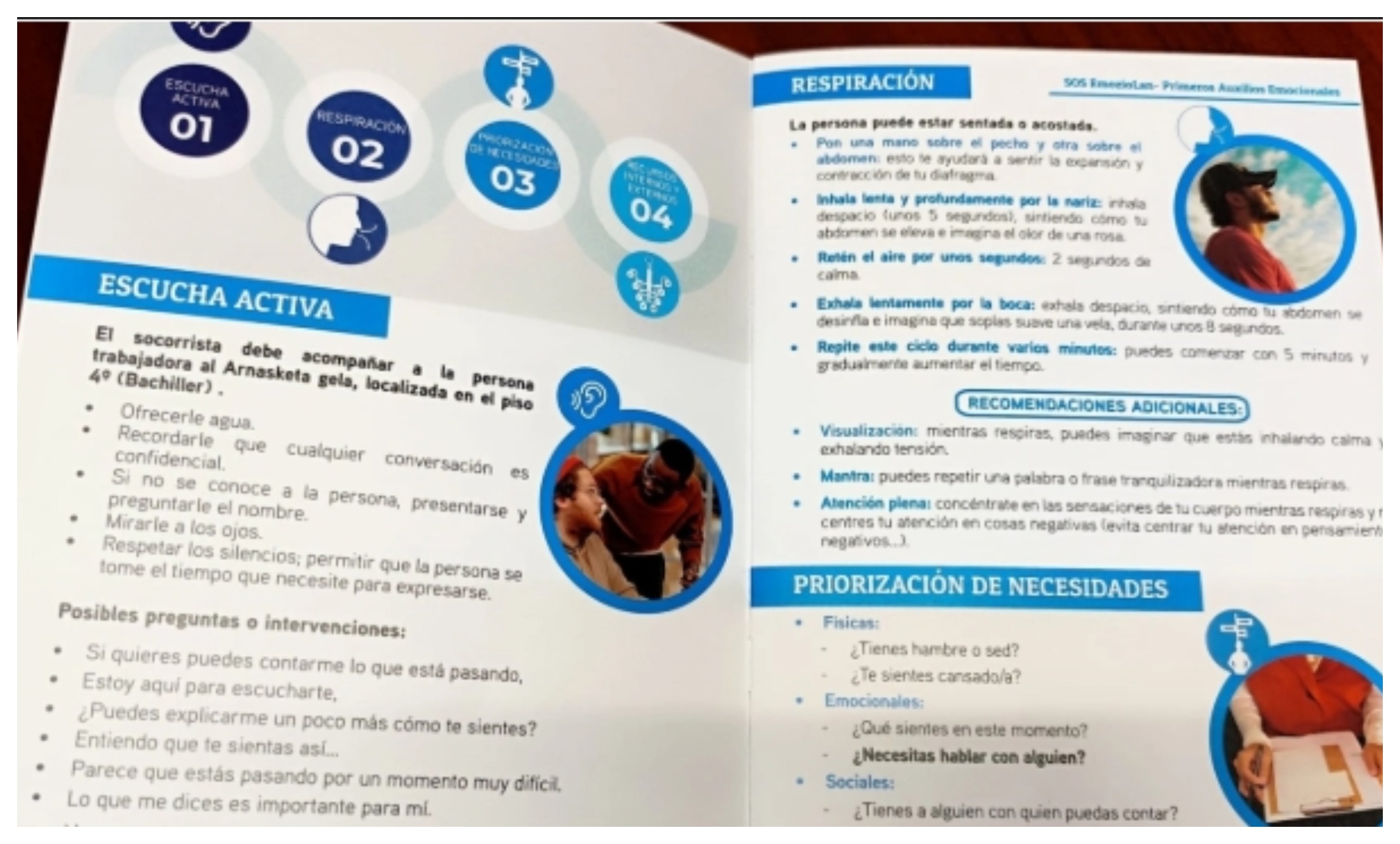 Guía de los socorristas emocionales