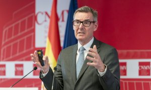 Carlos San Basilo, durante la toma de posesión como presidente de la CNMV