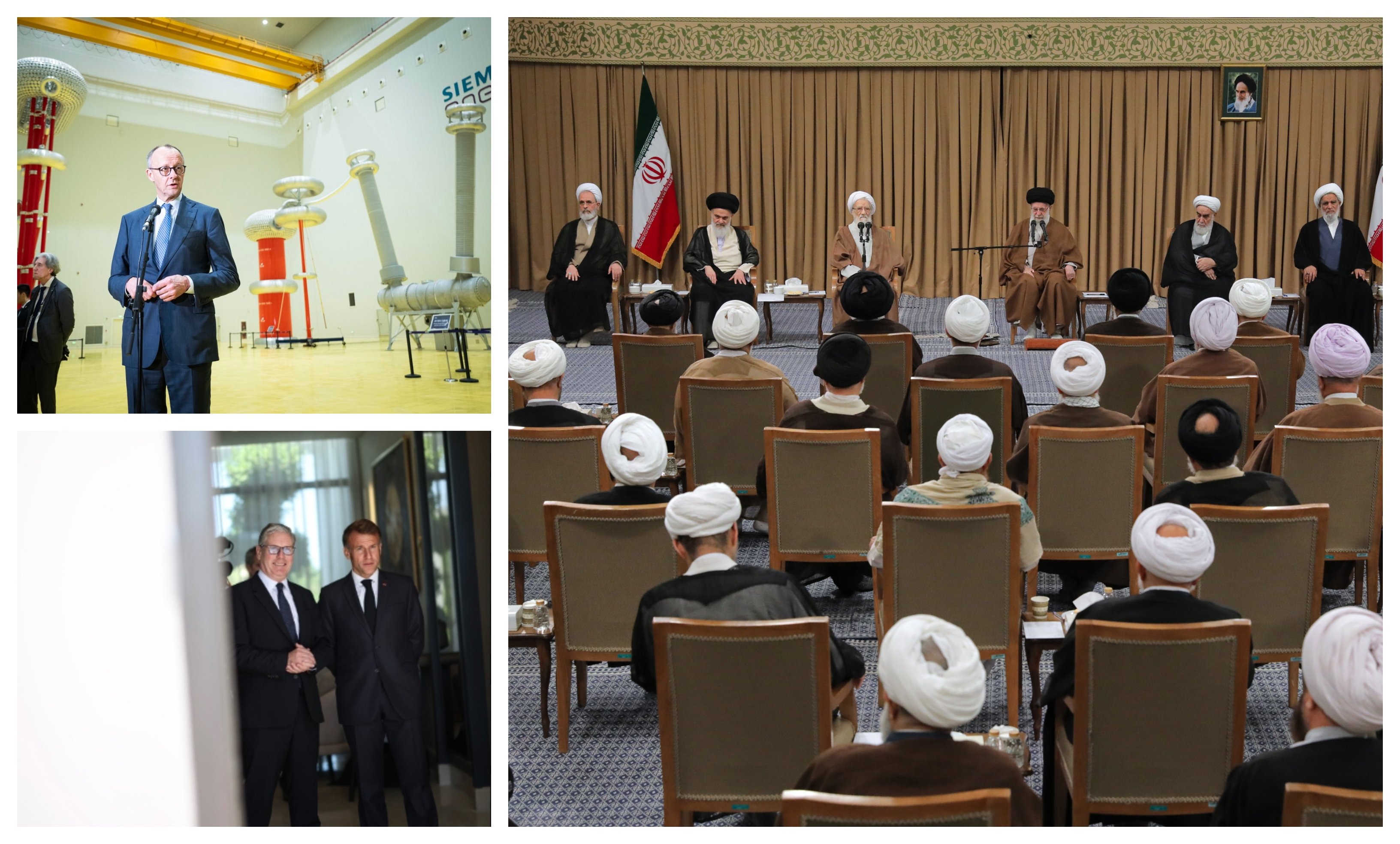 Reino Unido, Francia y Alemania, dispuestos a secundar a Trump... el único líder occidental que, además de hablar, actúa. Mientras, el ególatra de Sánchez continúa jugando a 'liderar el pacifismo' más pueril y más inútil