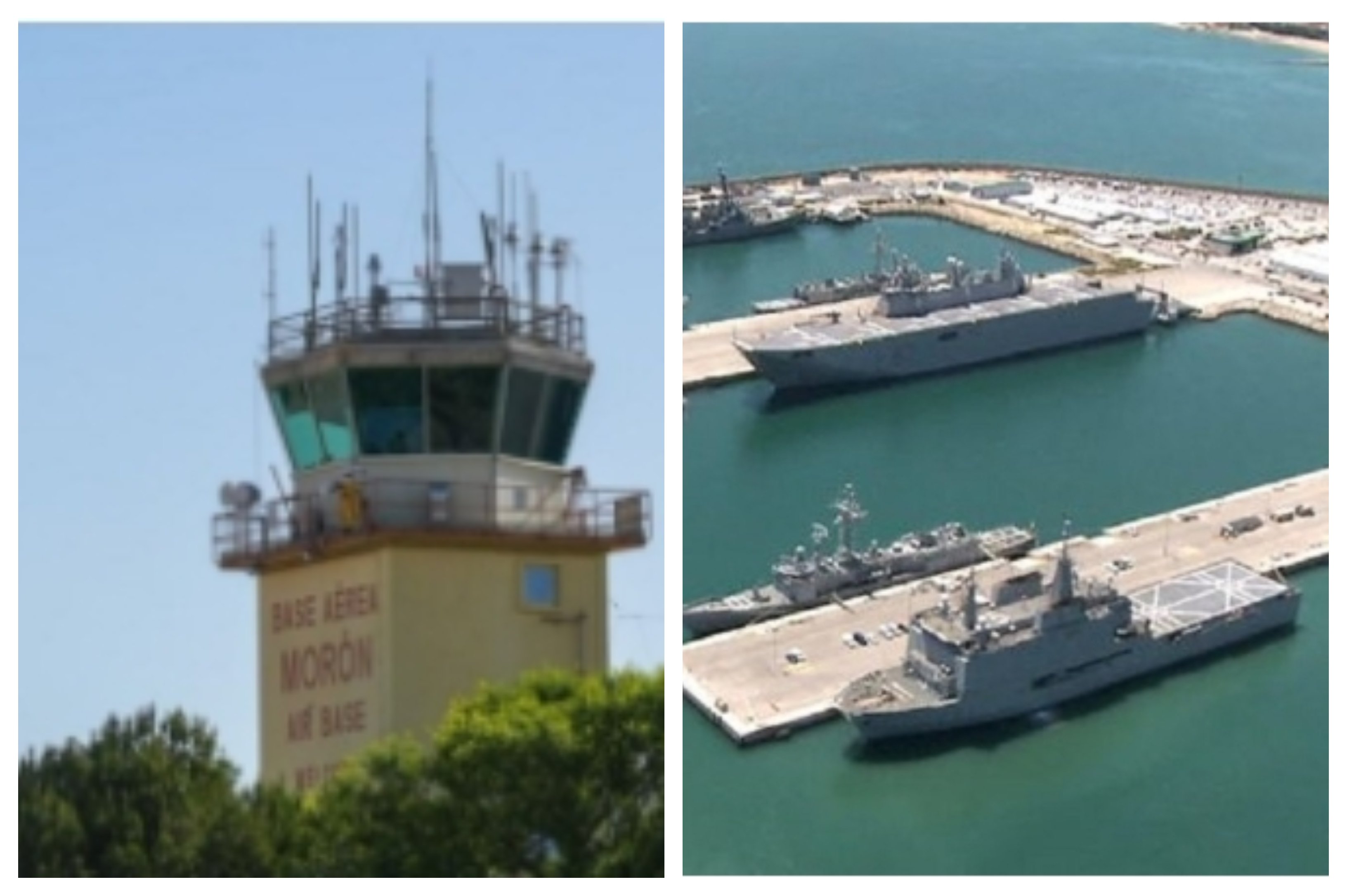 Base aérea de Morón y naval de Rota