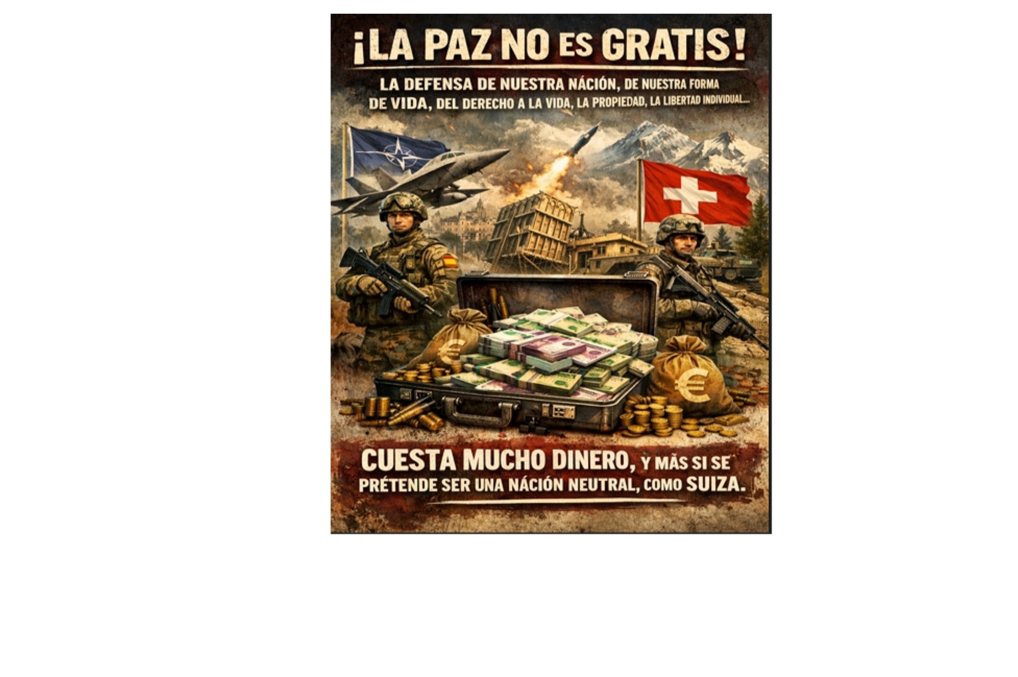 La paz no sale gratis