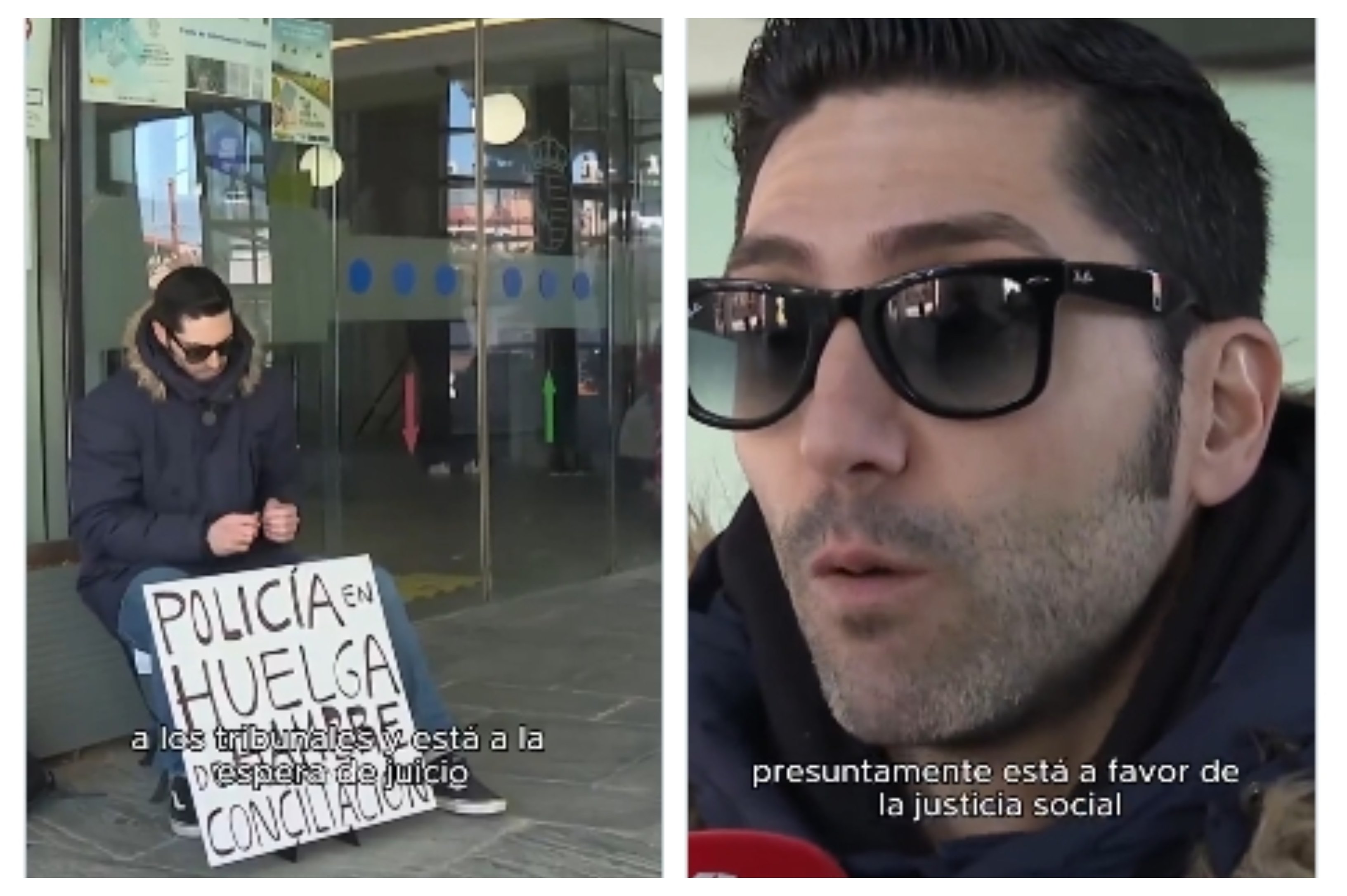 Diez días en huelga de hambre, para lograr conciliar en su trabajo y atender a sus nueve hijos: Jorge Policía Local de Parla (Madrid)