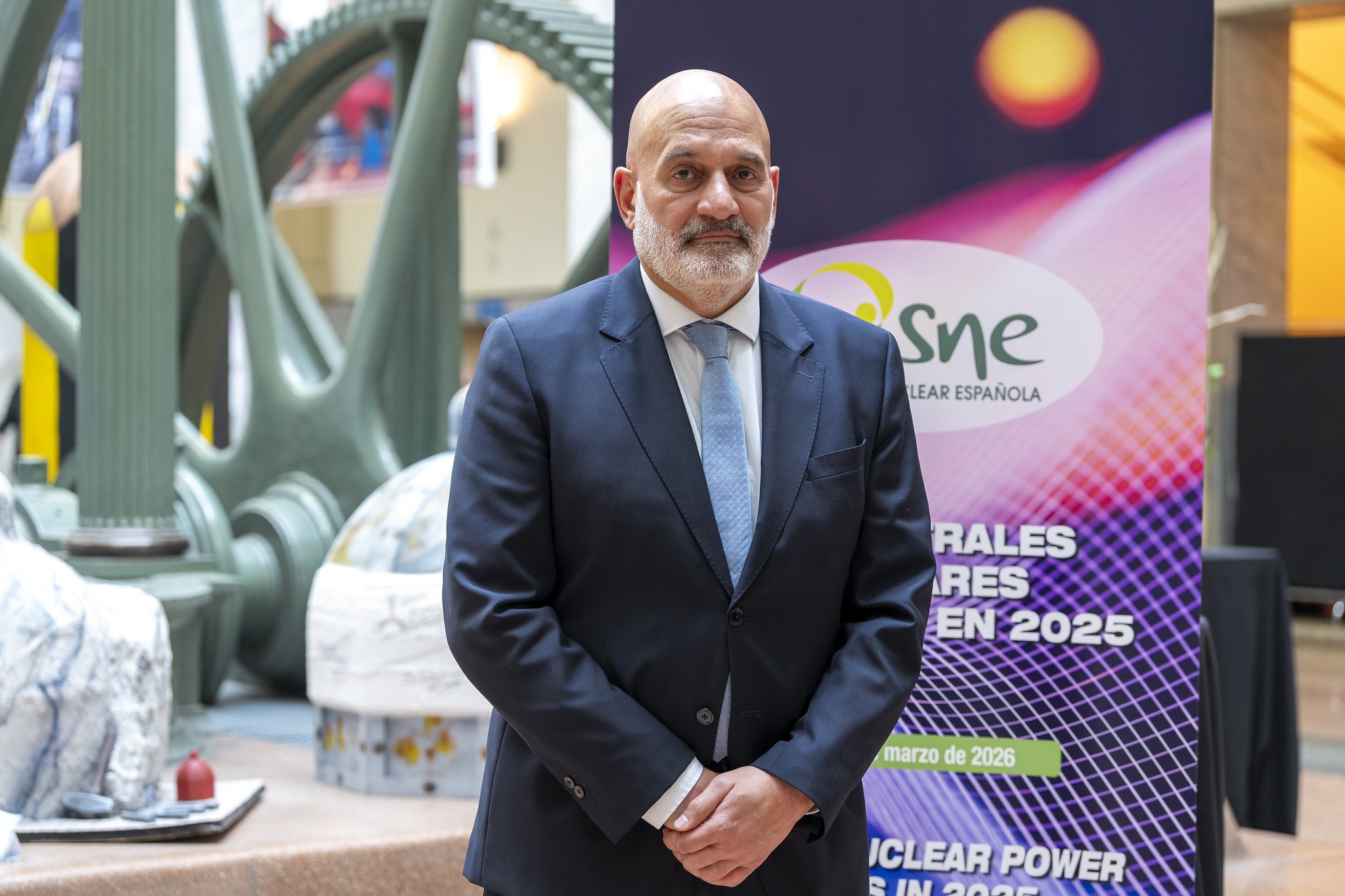 Paulo Domingues, presidente de la Sociedad Nuclear Española (SNE) y director general de la Asociación Nuclear Ascó-Vandellós II (ANAV), ha insistido en el mantenimiento de las centrales nucleares españolas / Foto: Pablo Moreno