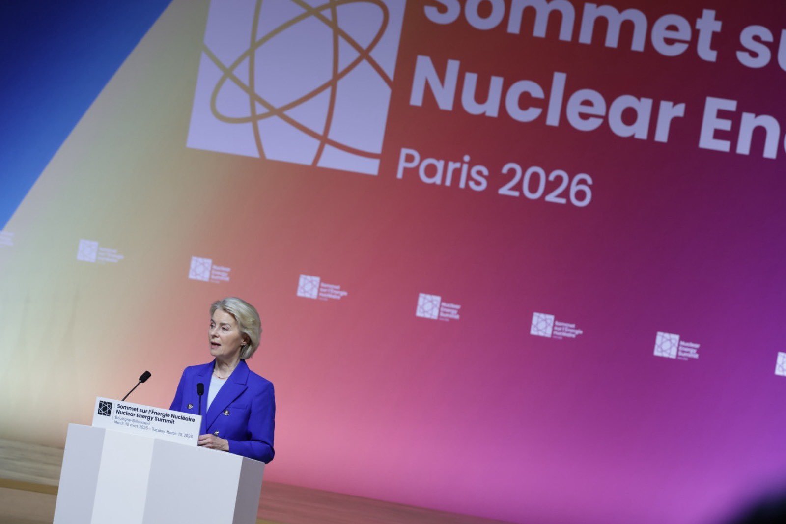 Von der Leyen considera que Europa se equivocó al dar la espalda a la energía nuclear y ahora apuesta por impulsarla