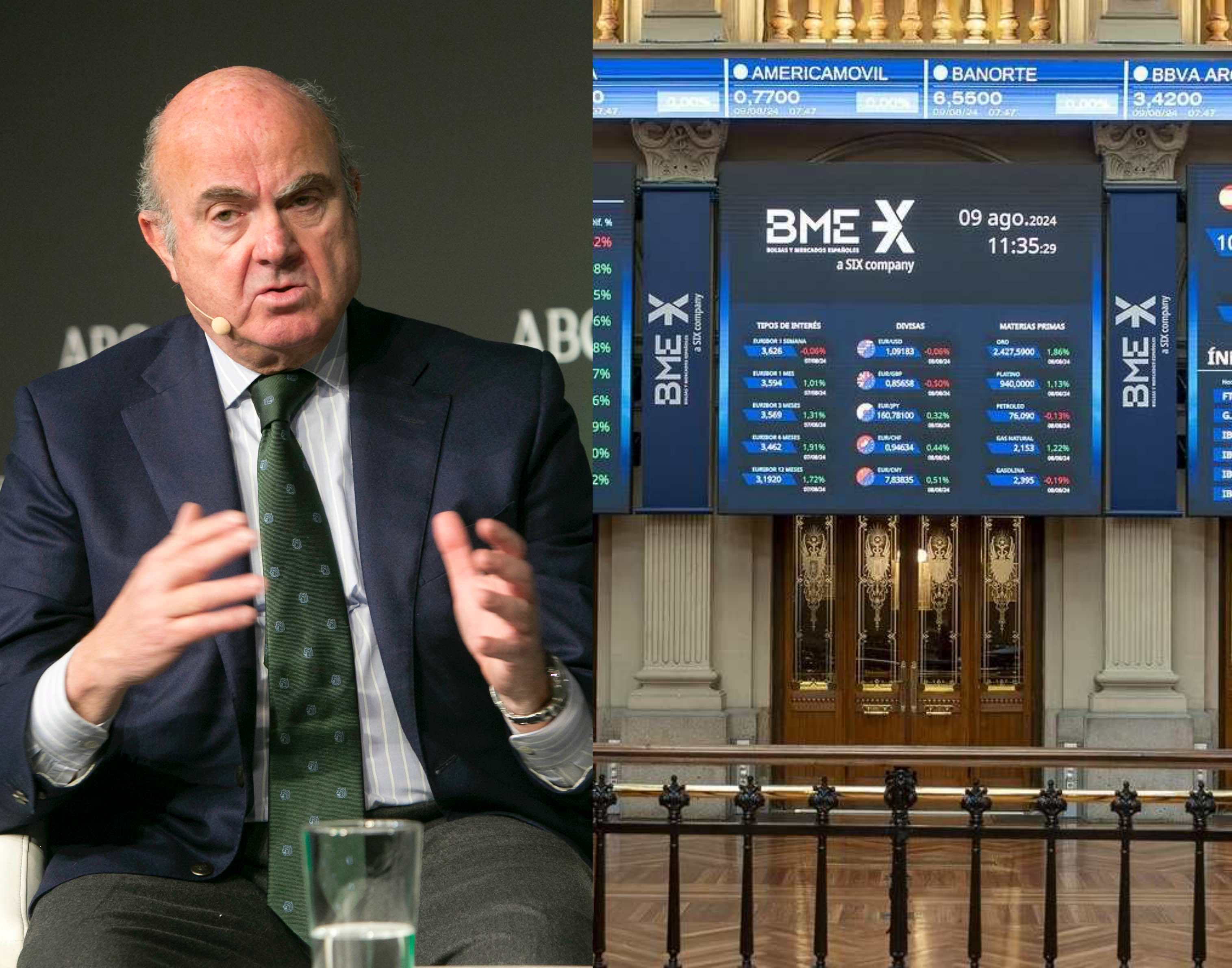 Luis de Guindos, número dos del BCE, pide a los mercados que no sobrerreaccionen, es decir, que no sean histéricos