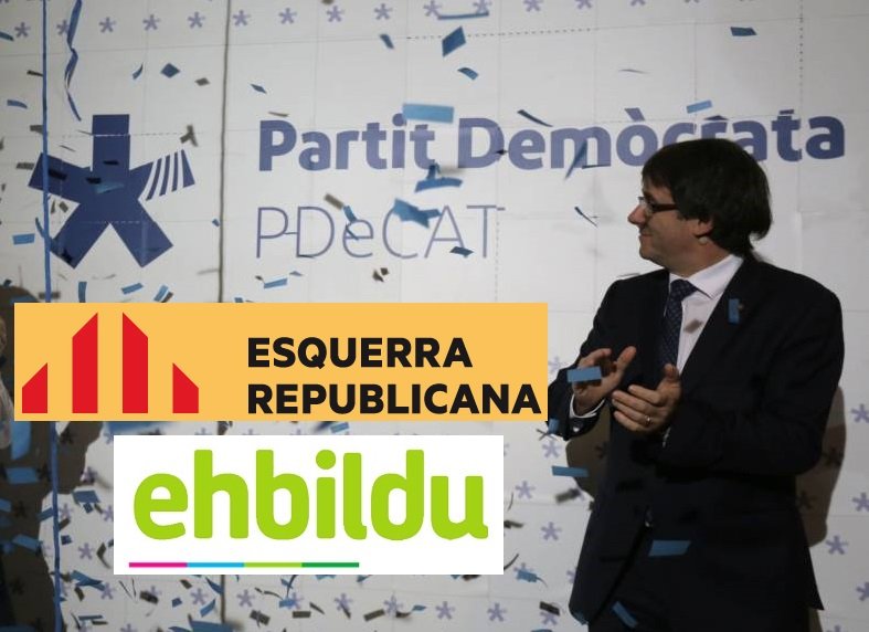 PDeCAT, ERC y EH Bildu tensan la acuerda... Puigdemont estará encantado PDeCAT, ERC y EH Bildu tensan la acuerda... Puigdemont estará encantado