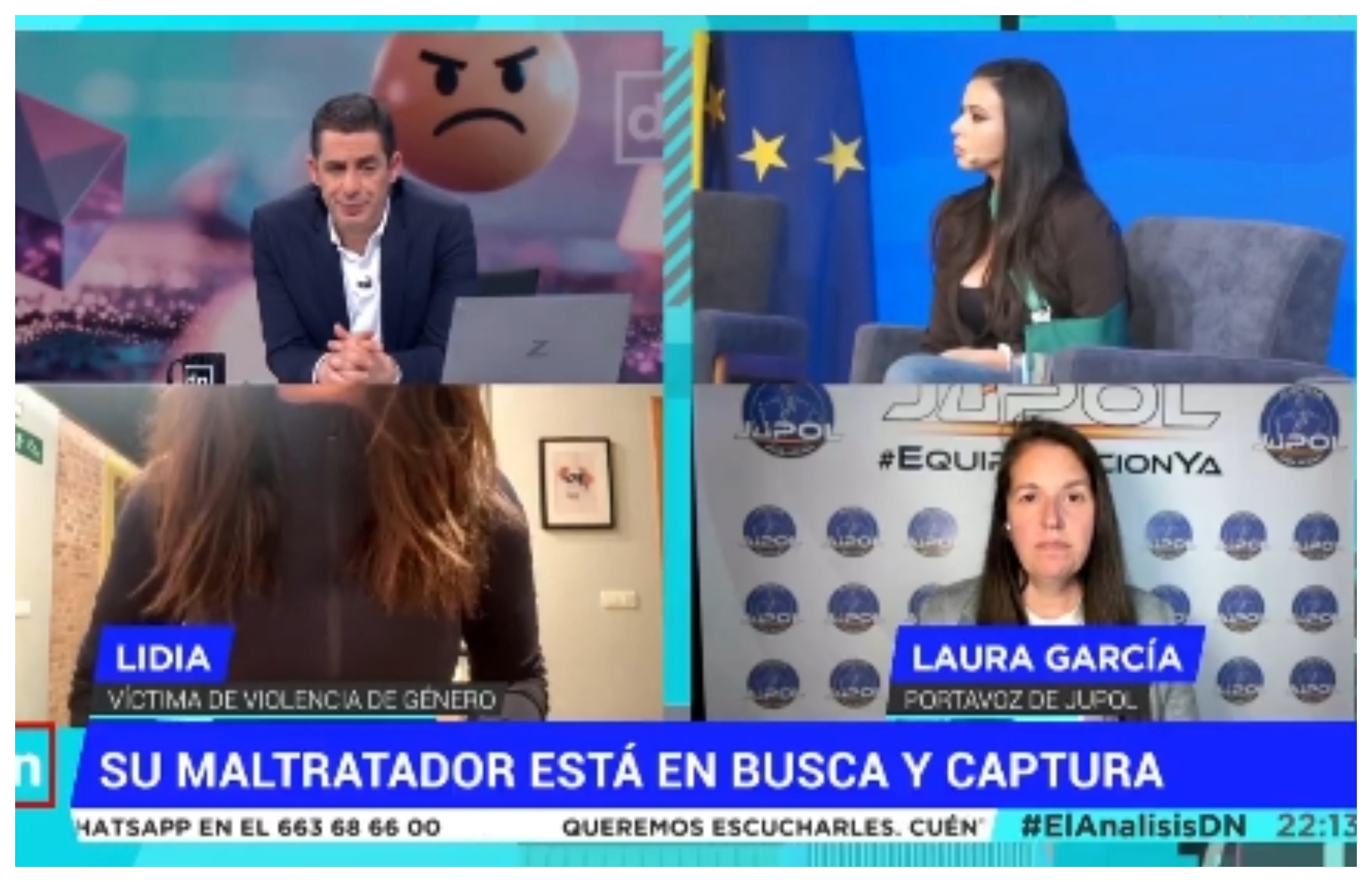 "No podemos salir a la calle. ¿Qué diferencia a esta mujer de mí?", "su agresor puede tener una cámara y un micrófono, pero el mío tiene una pistola y estaba también debajo de mi casa, y nadie venía a ayudarme"