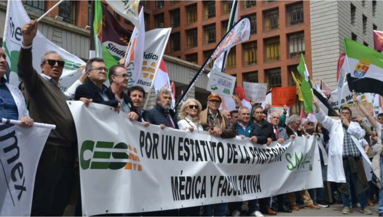 Los médicos españoles siguen de huelga contra la ministra de Sanidad Mónica García