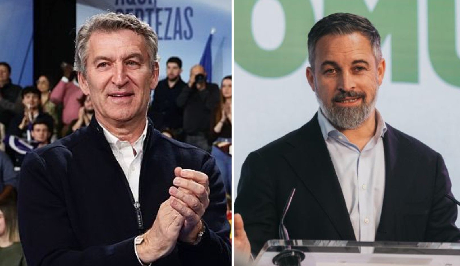 Feijóo no pasa por su mejor momento y Vox está disparado, como hemos podido ver en las últimas tres elecciones autonómicas