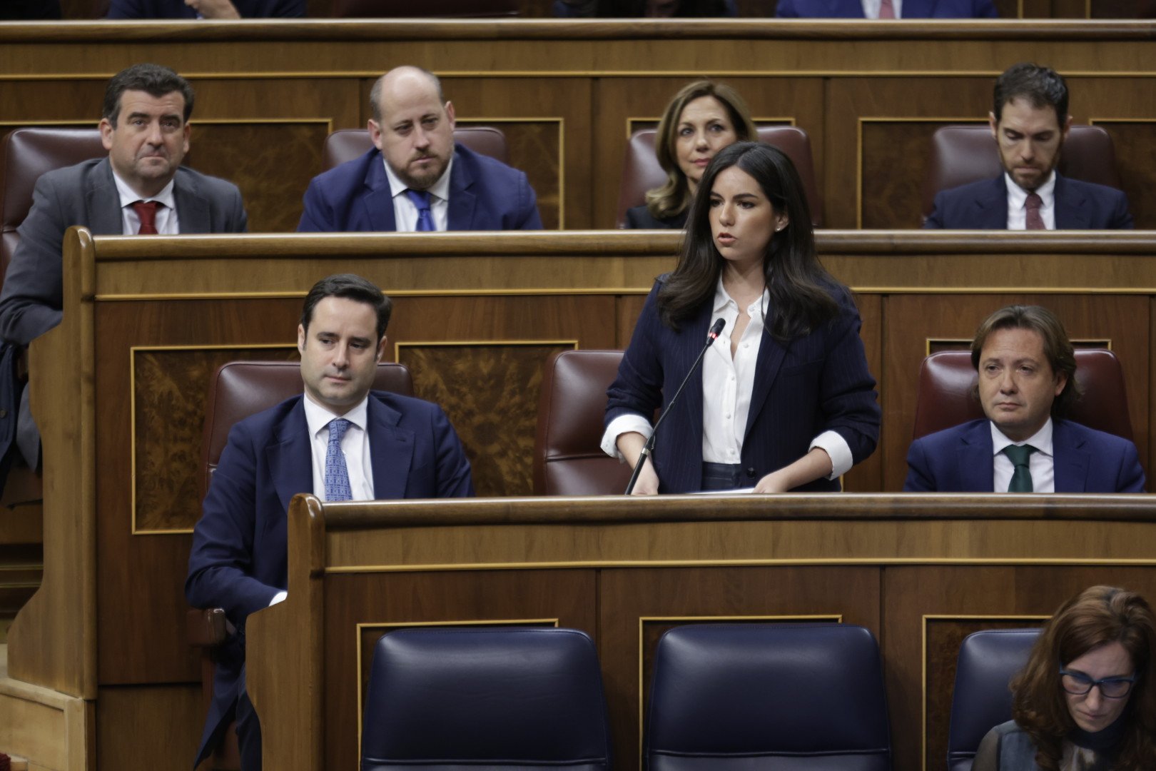 La portavoz de Vox en el Congreso, Pepa Millán