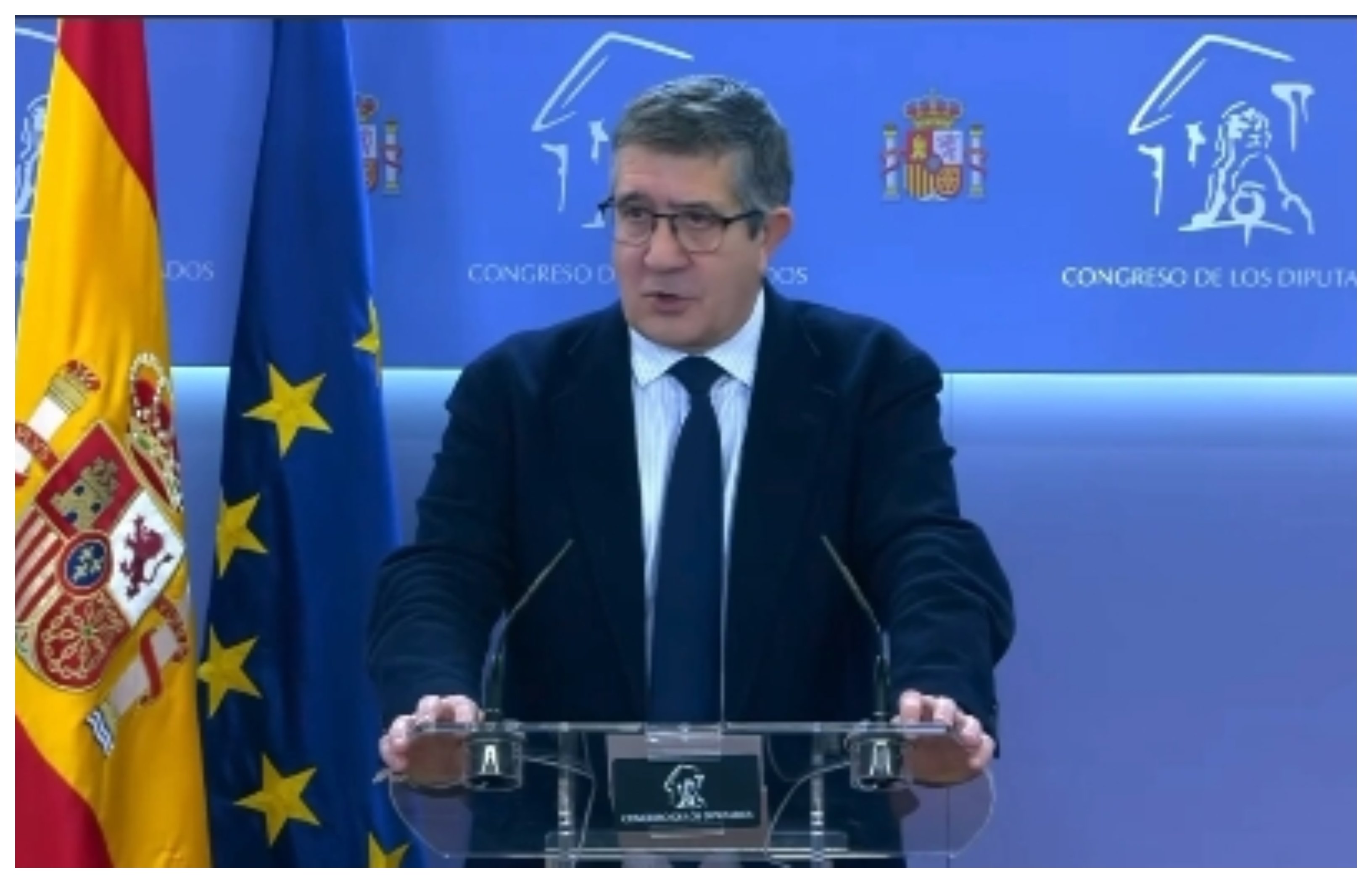 "No sé lo que haces tú aquí, después de lo que montaste en el Senado": Patxi López a Vito Quiles, respecto a la supuesta agresión que denunció la colaboradora televisiva Sarah Santaolalla