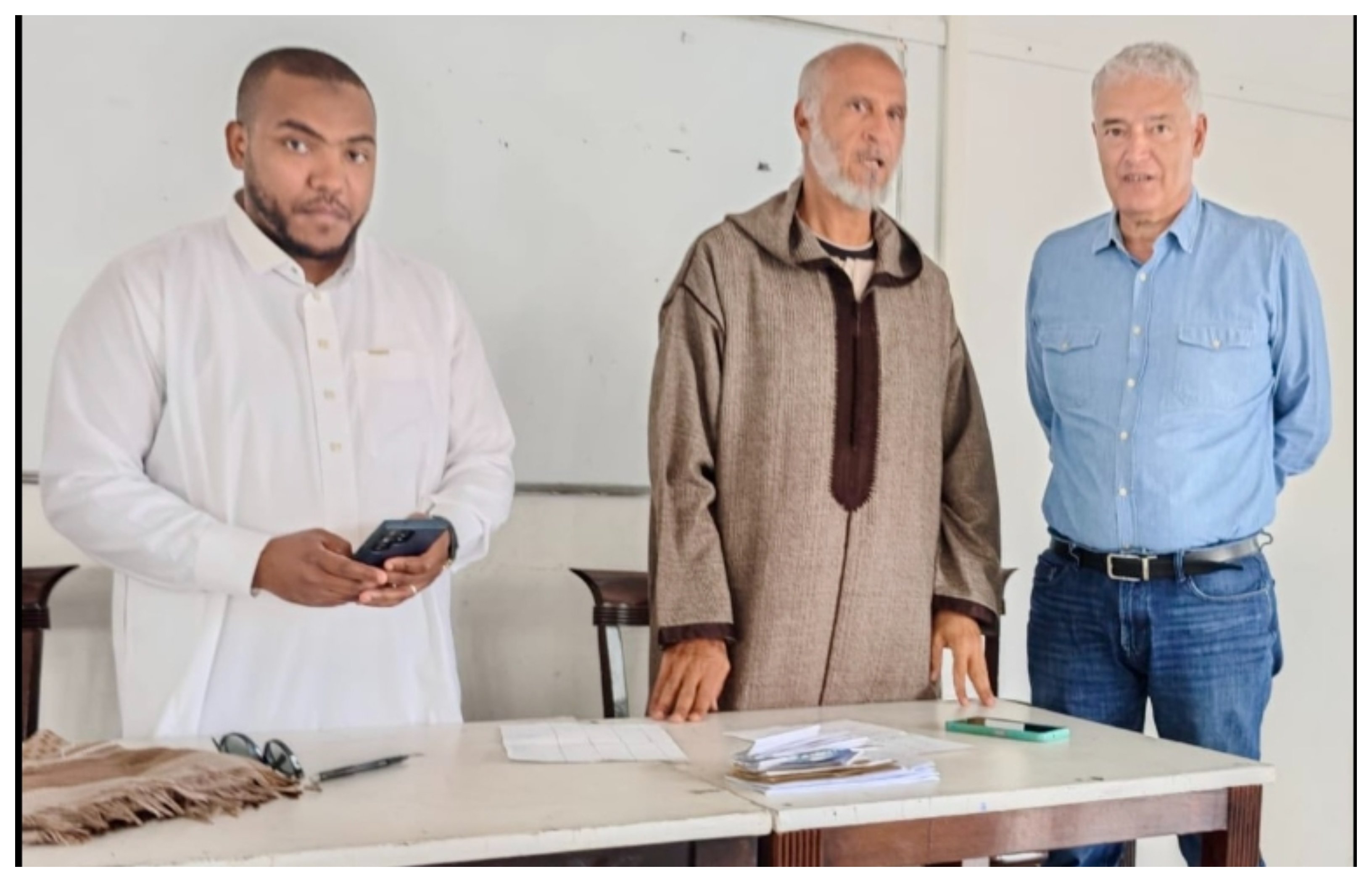 A la derecha, el alcalde socialista de Tias, José Juan Cruz Saavedra