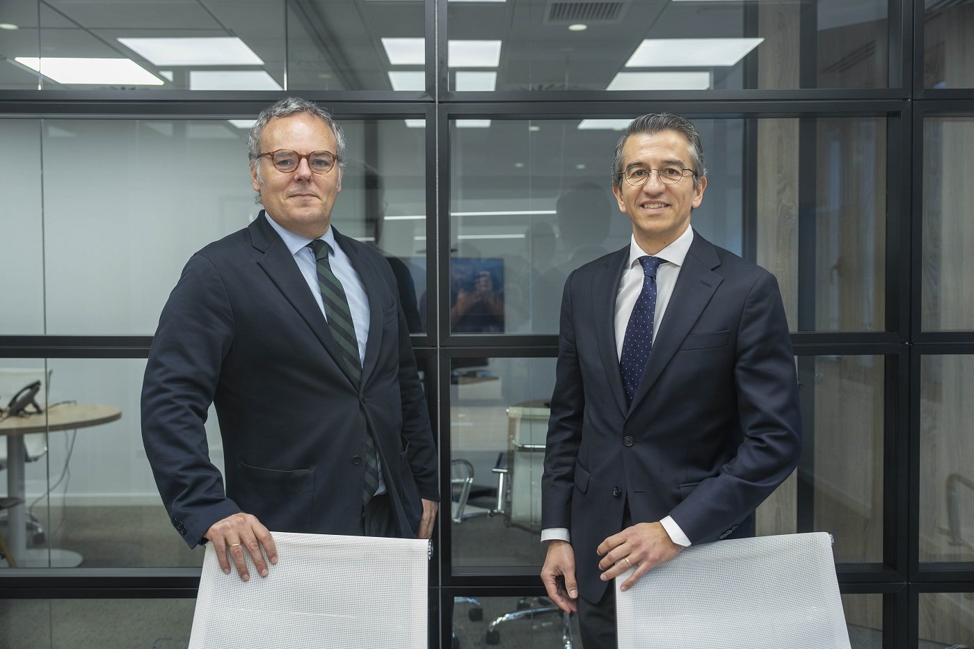 Luis de Blas (izquierda) y Jesús Domínguez