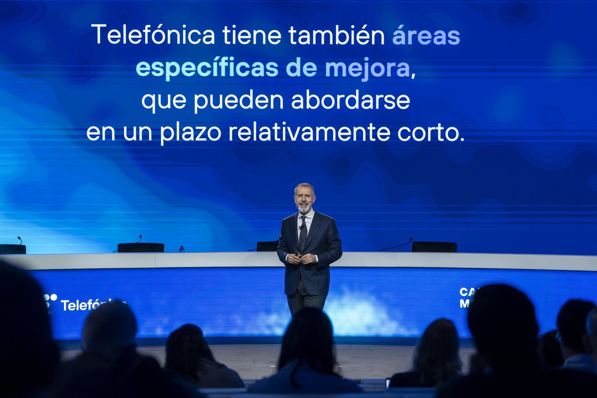 Marc Murtra aseguró que hay aspectos de Telefónica que pueden mejorar, incluso, en el corto plazo. La cotización en Bolsa no está entre ellos / Foto: Pablo Moreno