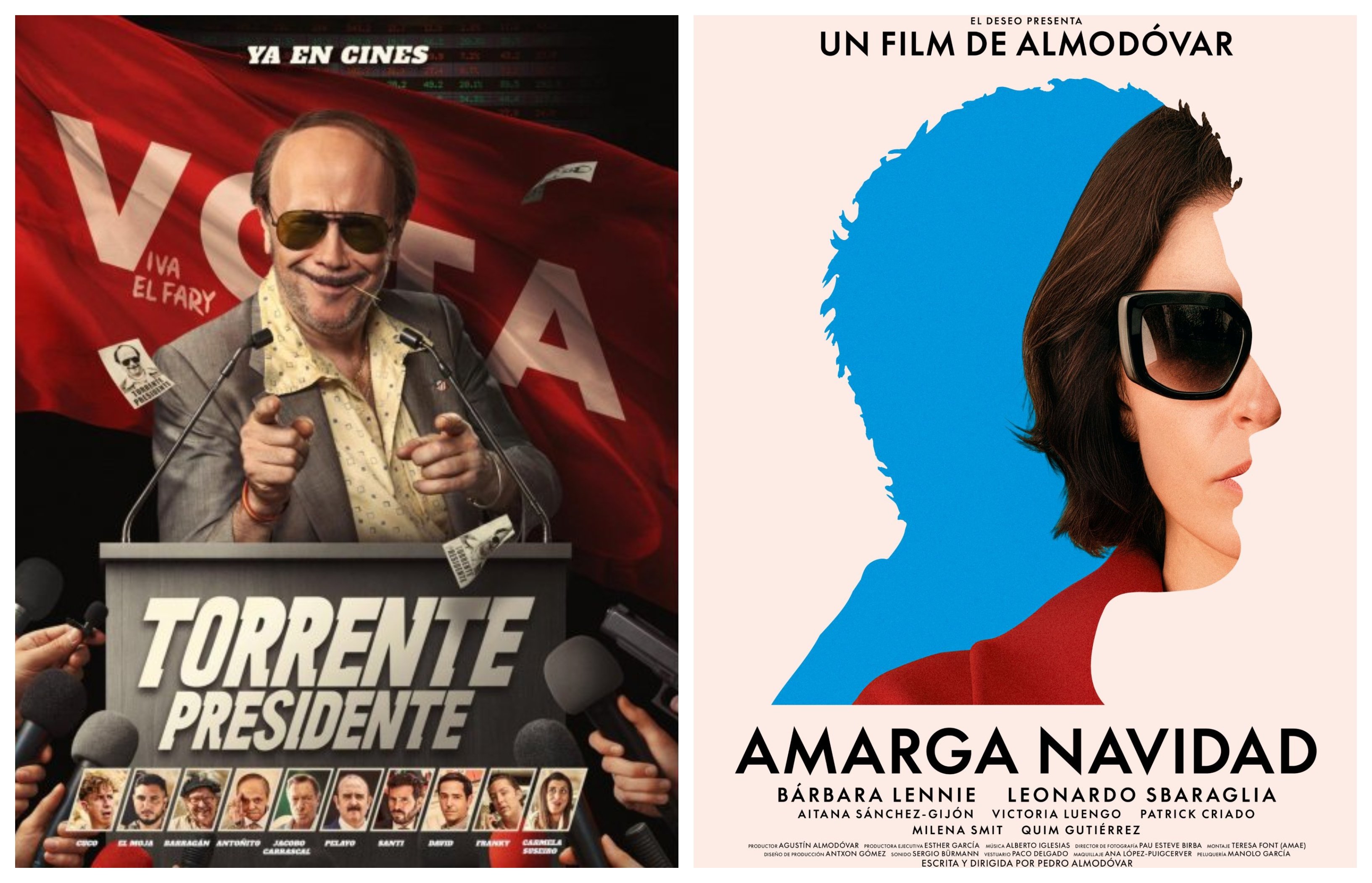 Almodóvar, al borde de un ataque de nervios: 'Torrente Presidente' supera su 'Amarga Navidad', por cinco millones de espectadores 