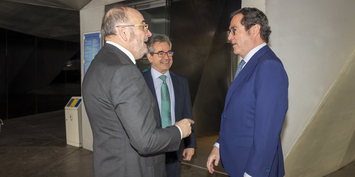 Eulogio López, Antonio Garamendi y Pablo Ferrer