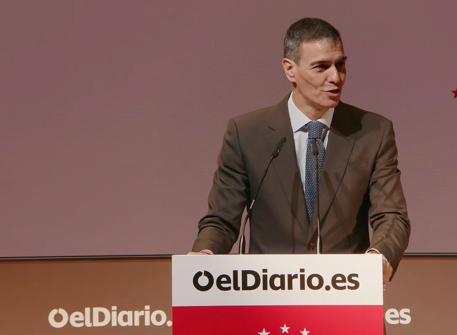 El presidente del Gobierno Pedro Sánchez ha inaugurado hoy el VI Foro Económico de elDiario.es